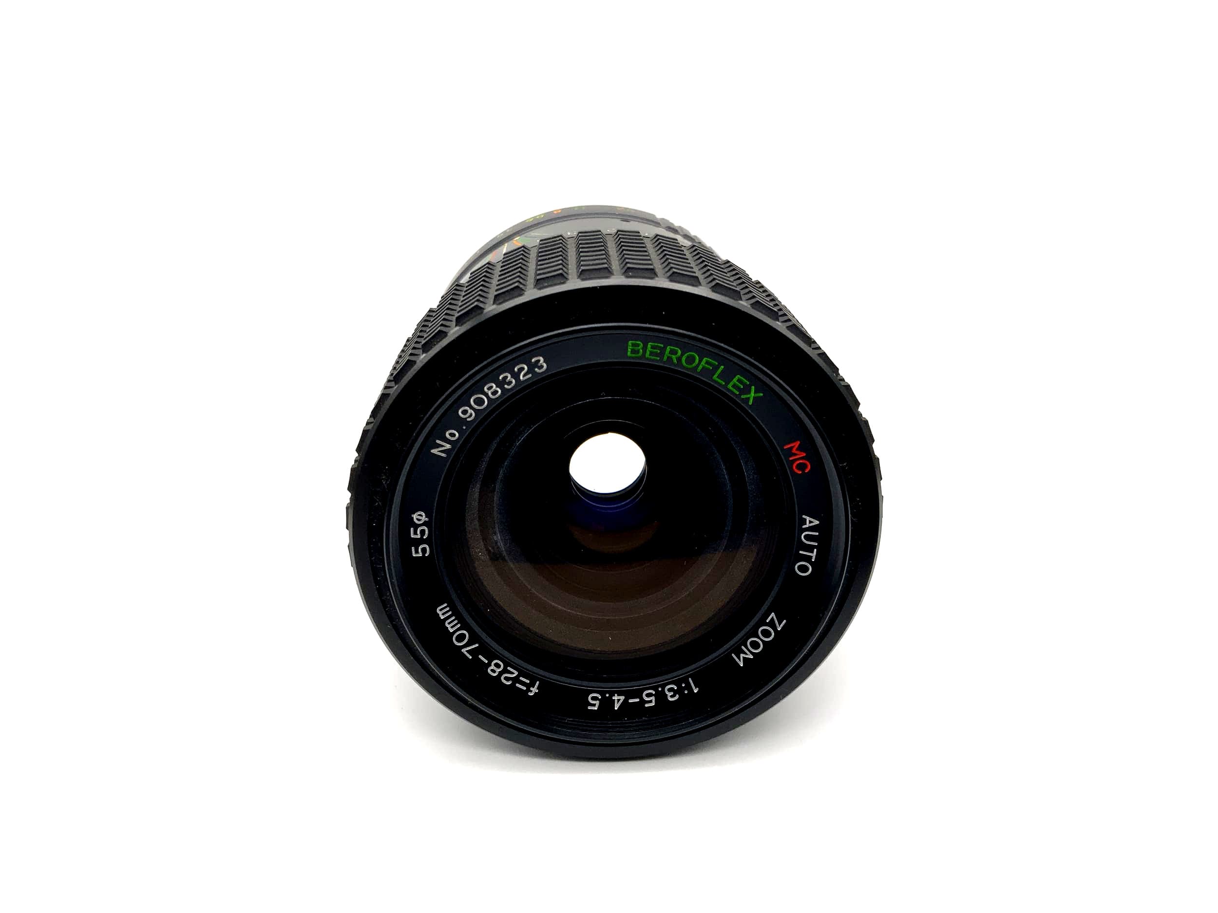 Objectif Beroflex 28-70mm 1:3.5-4.5 MC à zoom automatique et macro (Praktica B)