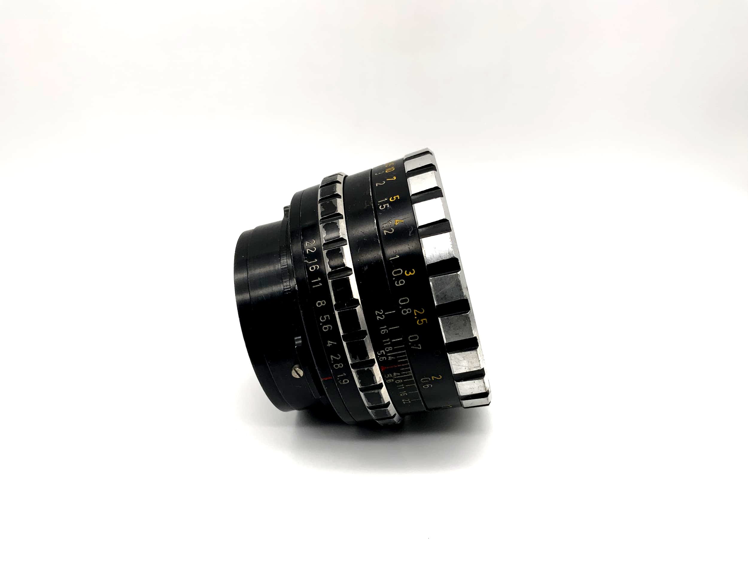 Objectif Isco Göttingen 50 mm 1:1.9 pour appareil photo Westomat Zebra (Praktina)