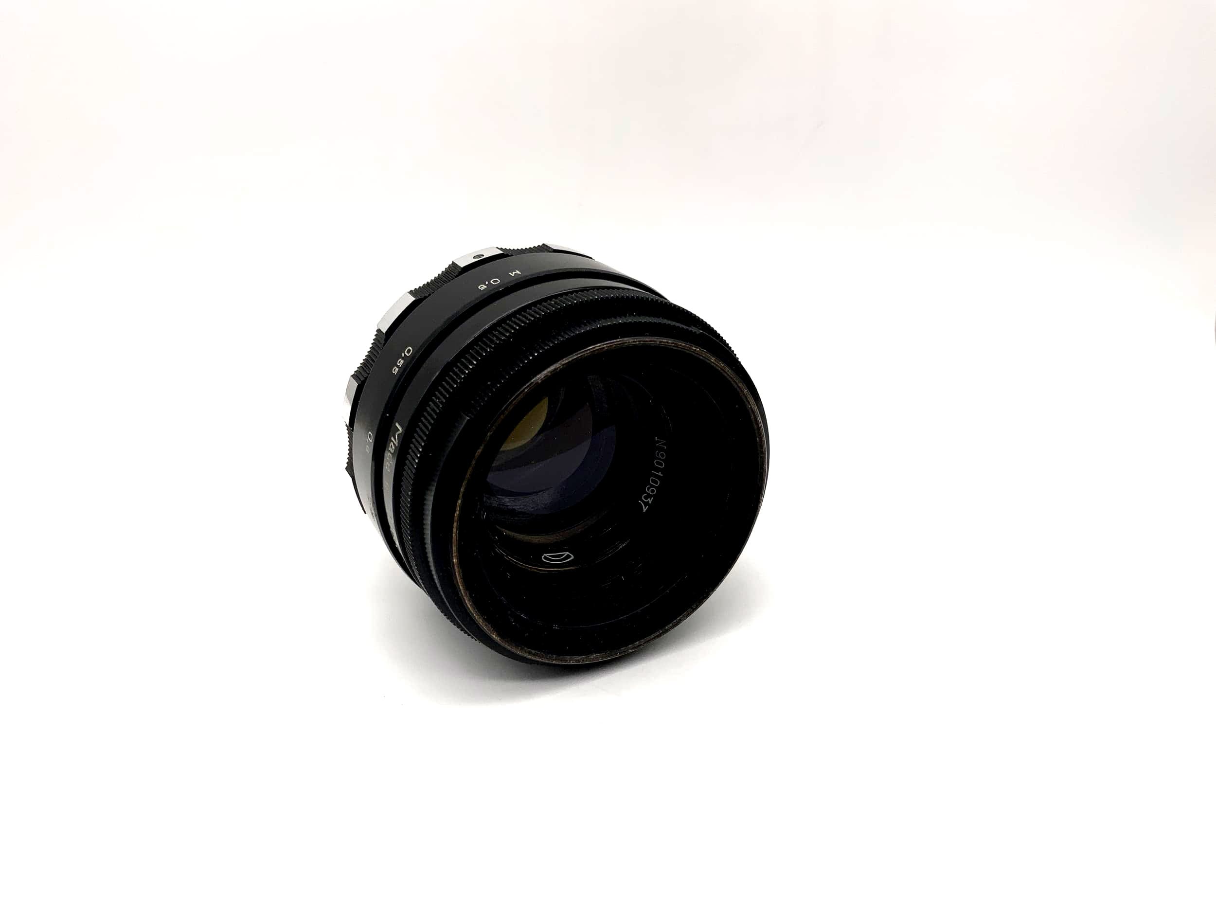 Objectif Zenit 58 mm 1:2 Helios-44 alias Objectif Biotar Zebra Bokeh (M42)