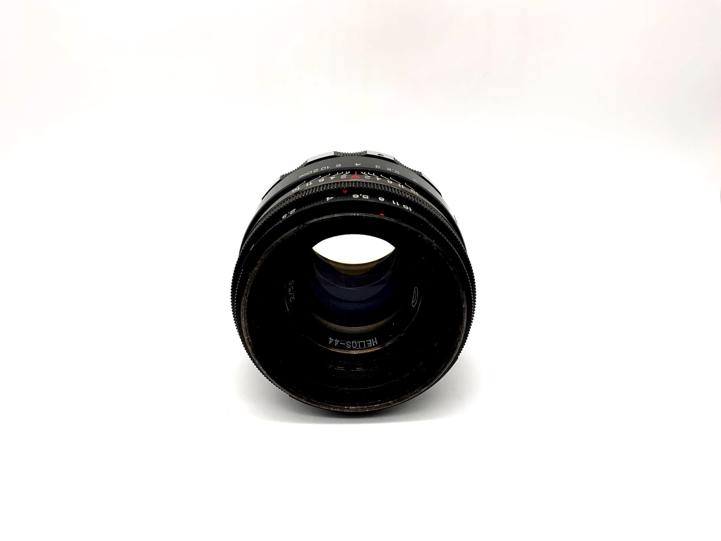 Objectif Zenit 58 mm 1:2 Helios-44 alias Objectif Biotar Zebra Bokeh (M42)