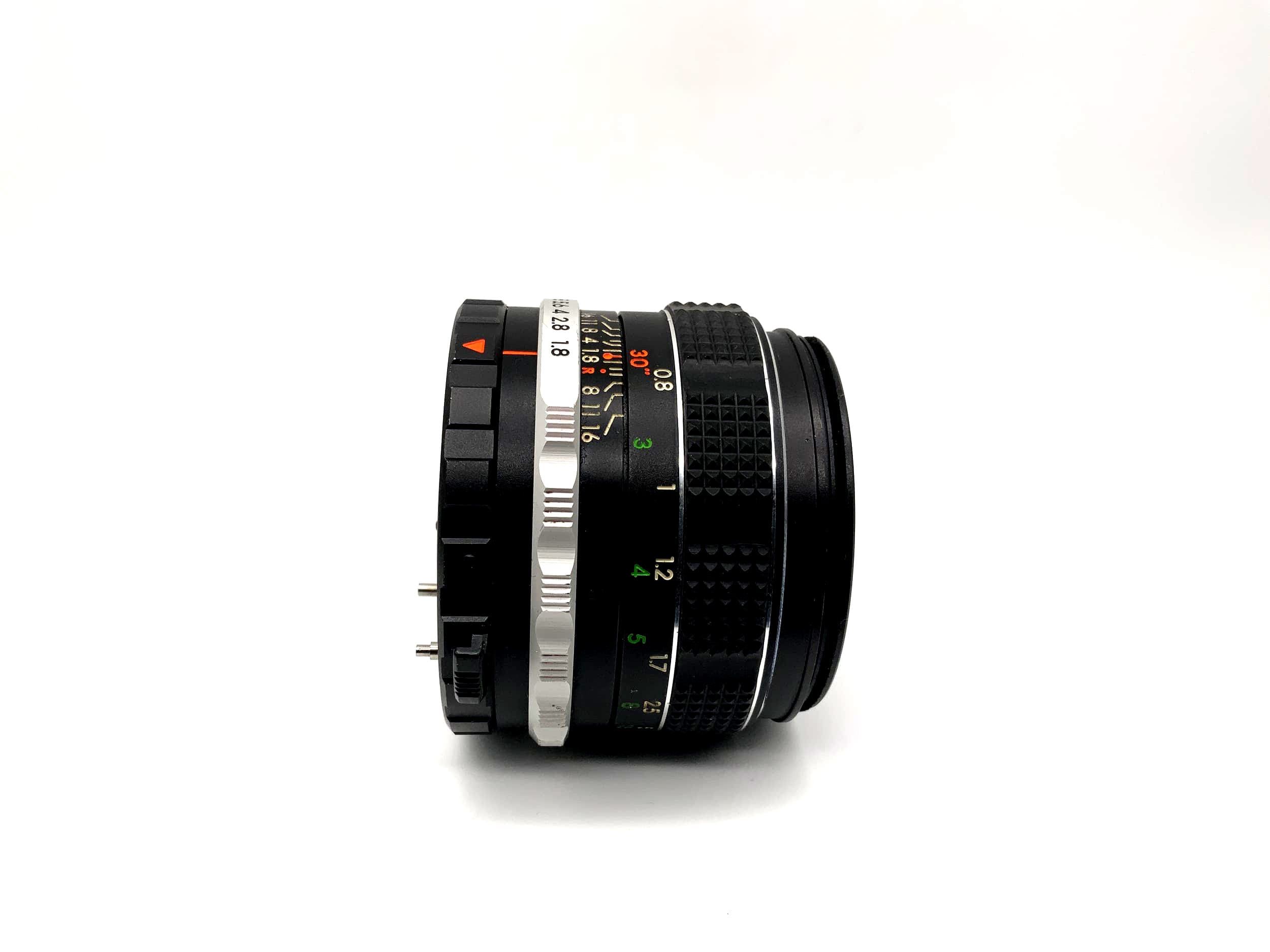 Objectif Miranda 50 mm 1:1.8 Auto EC pour appareil photo (monture Miranda)