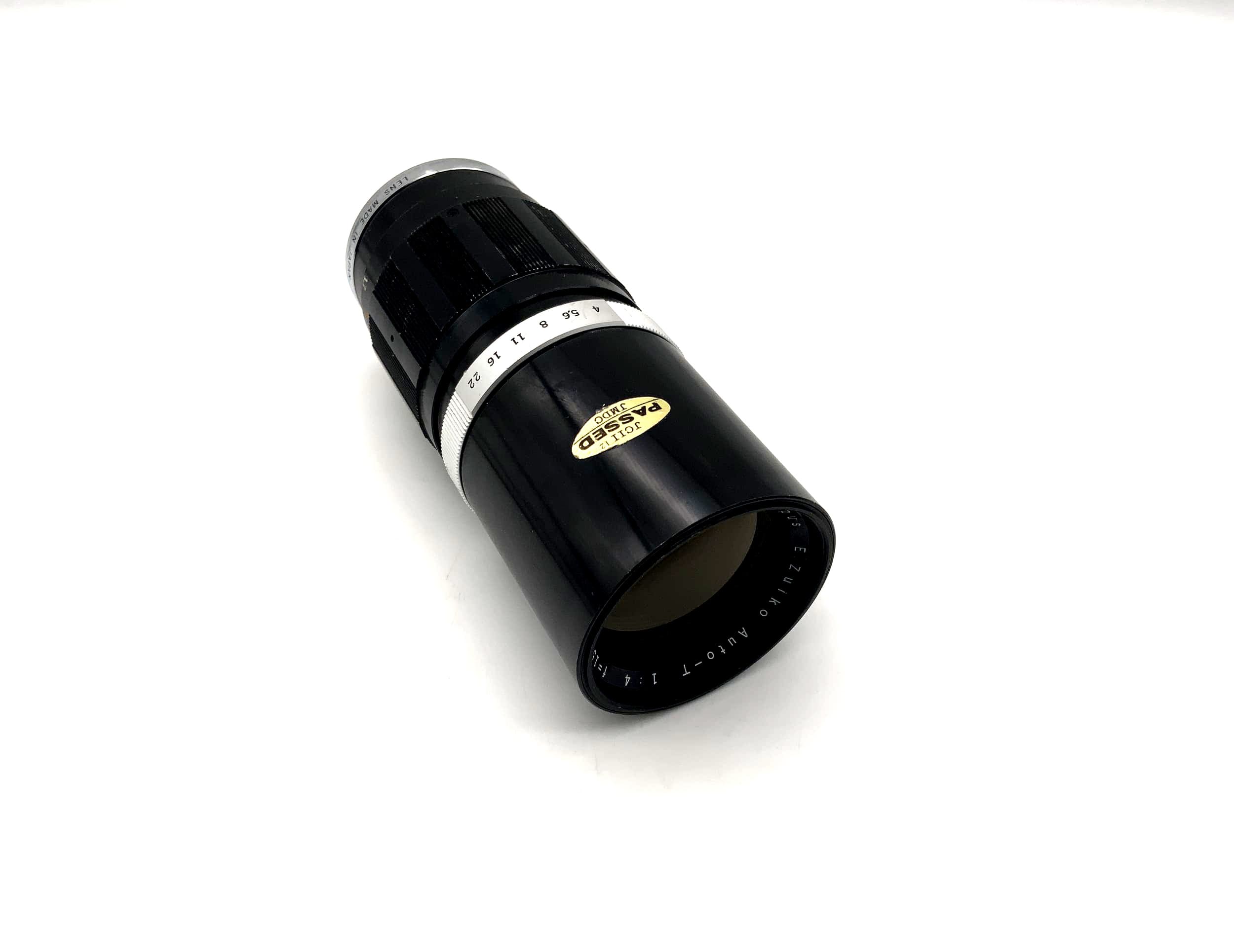 Objectif Olympus 150 mm 1:4 Objectif d'appareil photo E.Zuiko Auto-T (Olympus OM)