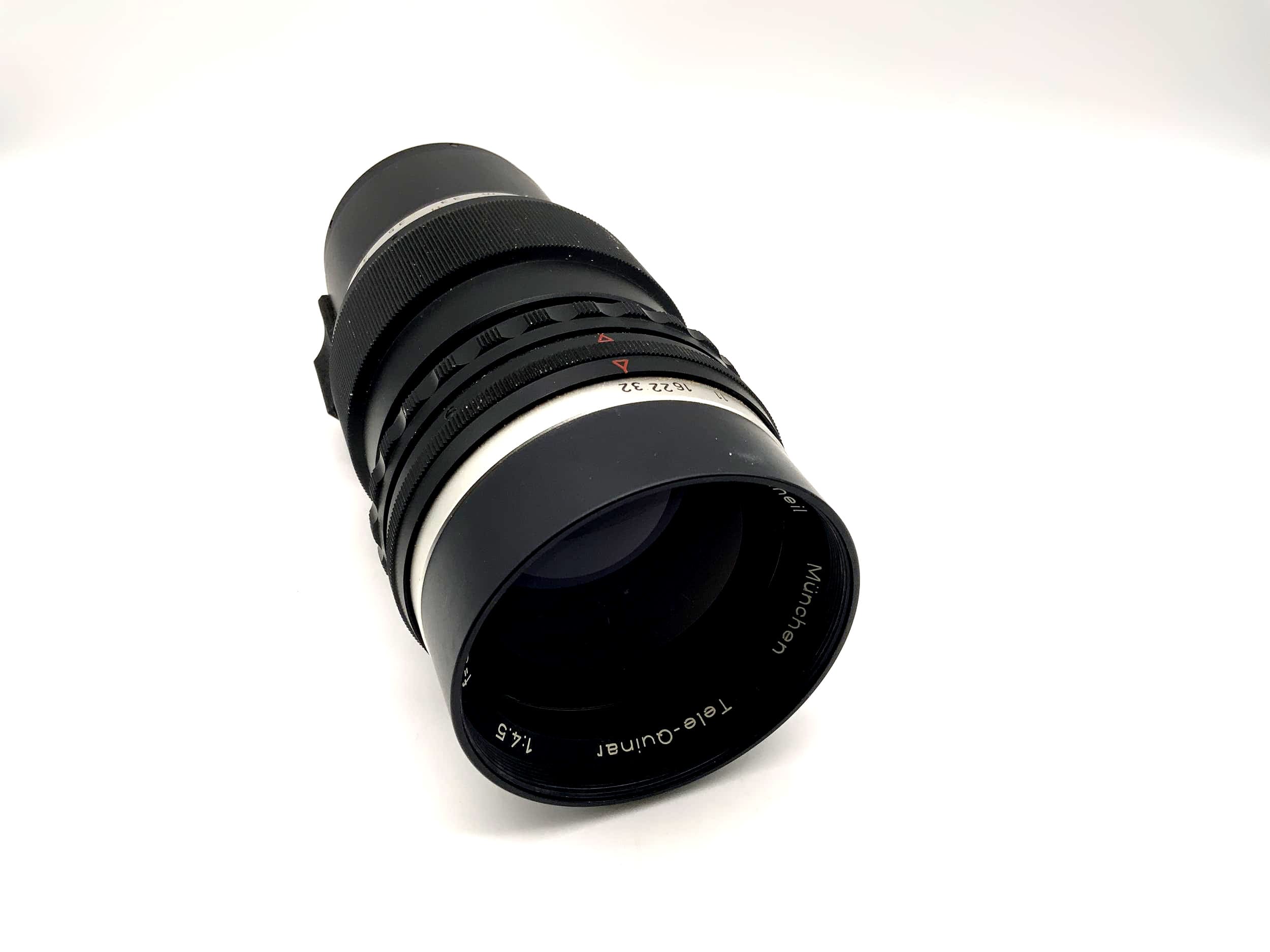 Steinheil Munich 300mm 1:4.5 Tele-Quinar Camera Lens (M42)