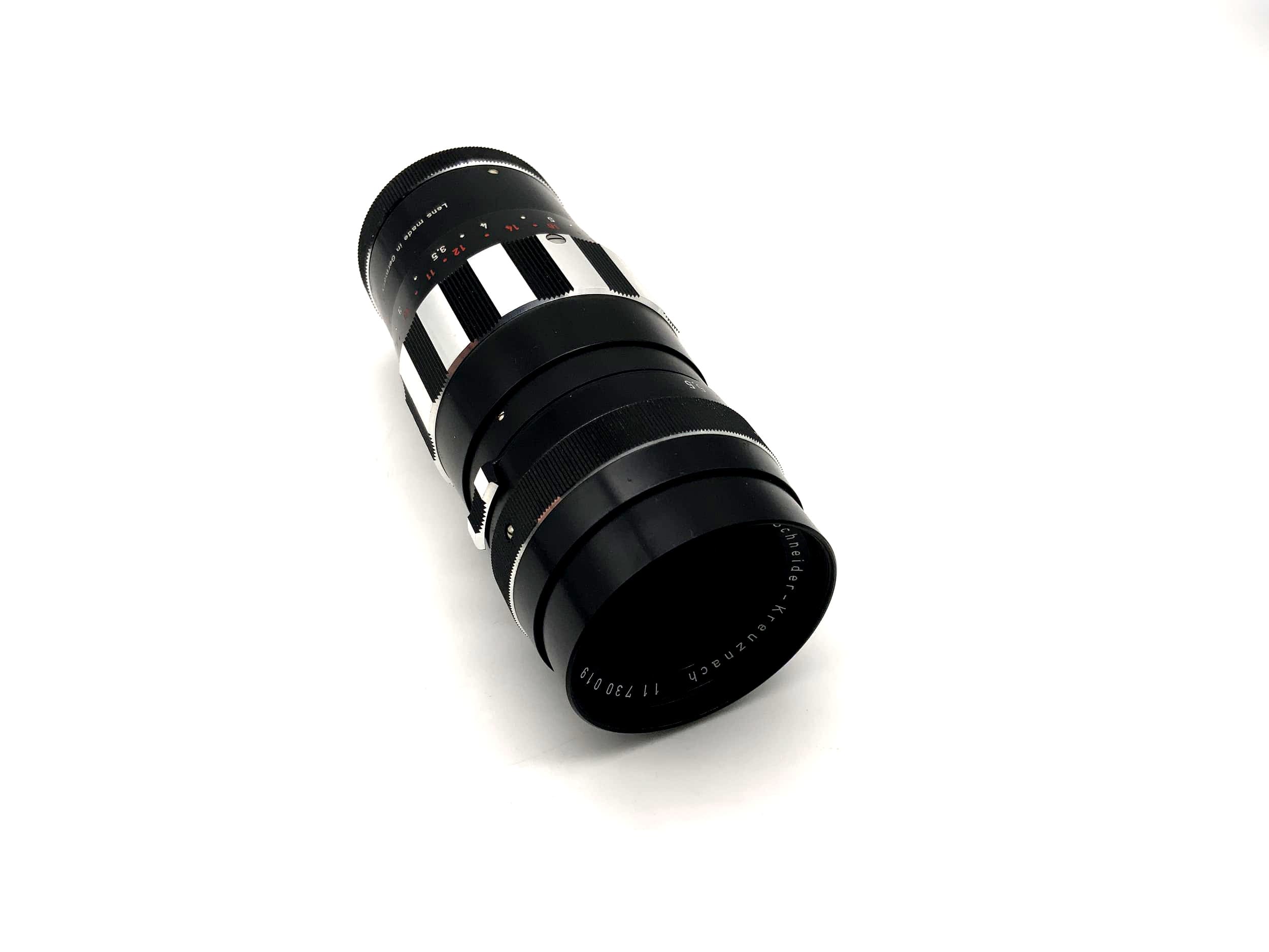 Objectif de caméra Schneider Kreuznach 200 mm 1:5,5 Tele-Xenar Zebra (M42)