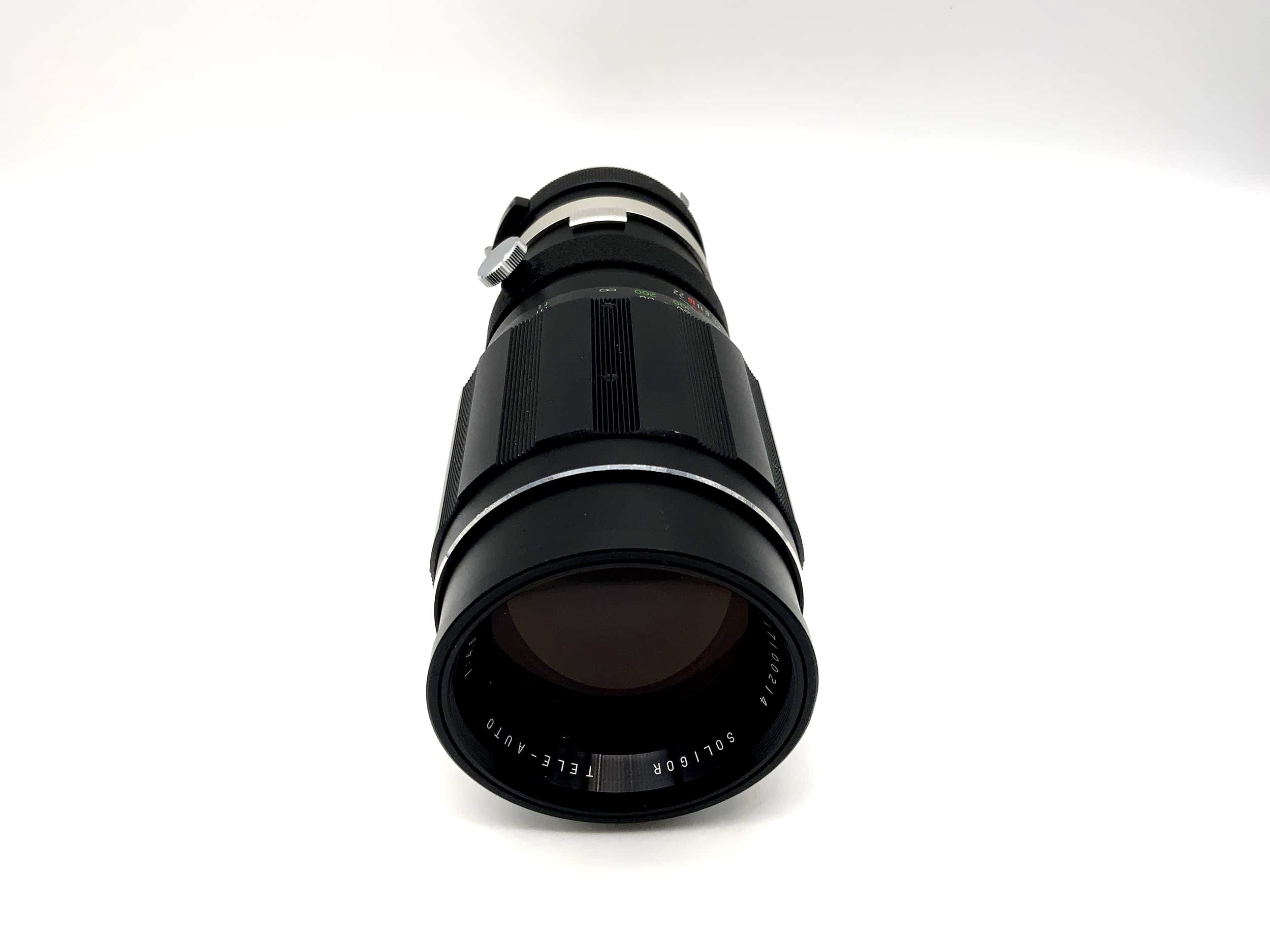 Objectif téléobjectif Soligor 250 mm 1:4,5 pour appareil photo automatique (Minolta MD)