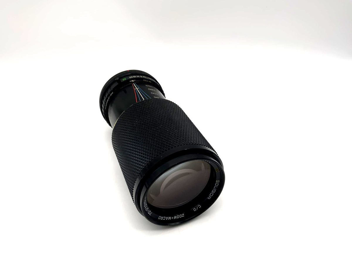 Soligor 70-210mm 1:4.5 Lens MC C/D Zoom+Macro Camera Lens (Canon FD)