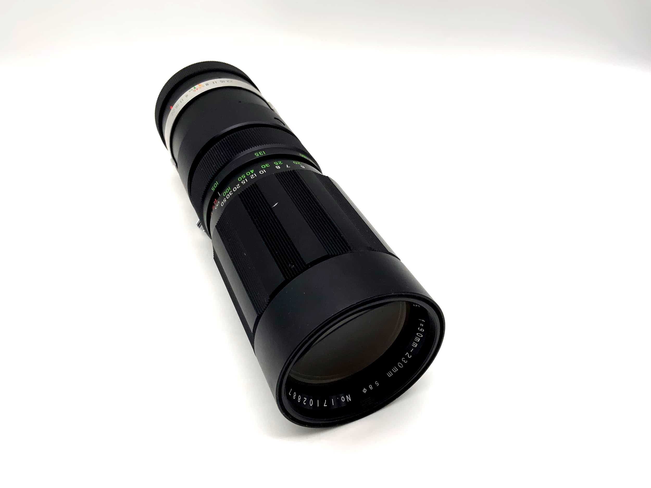 Objectif Soligor 90-230 mm 1:4.5 à zoom automatique (Leica R)