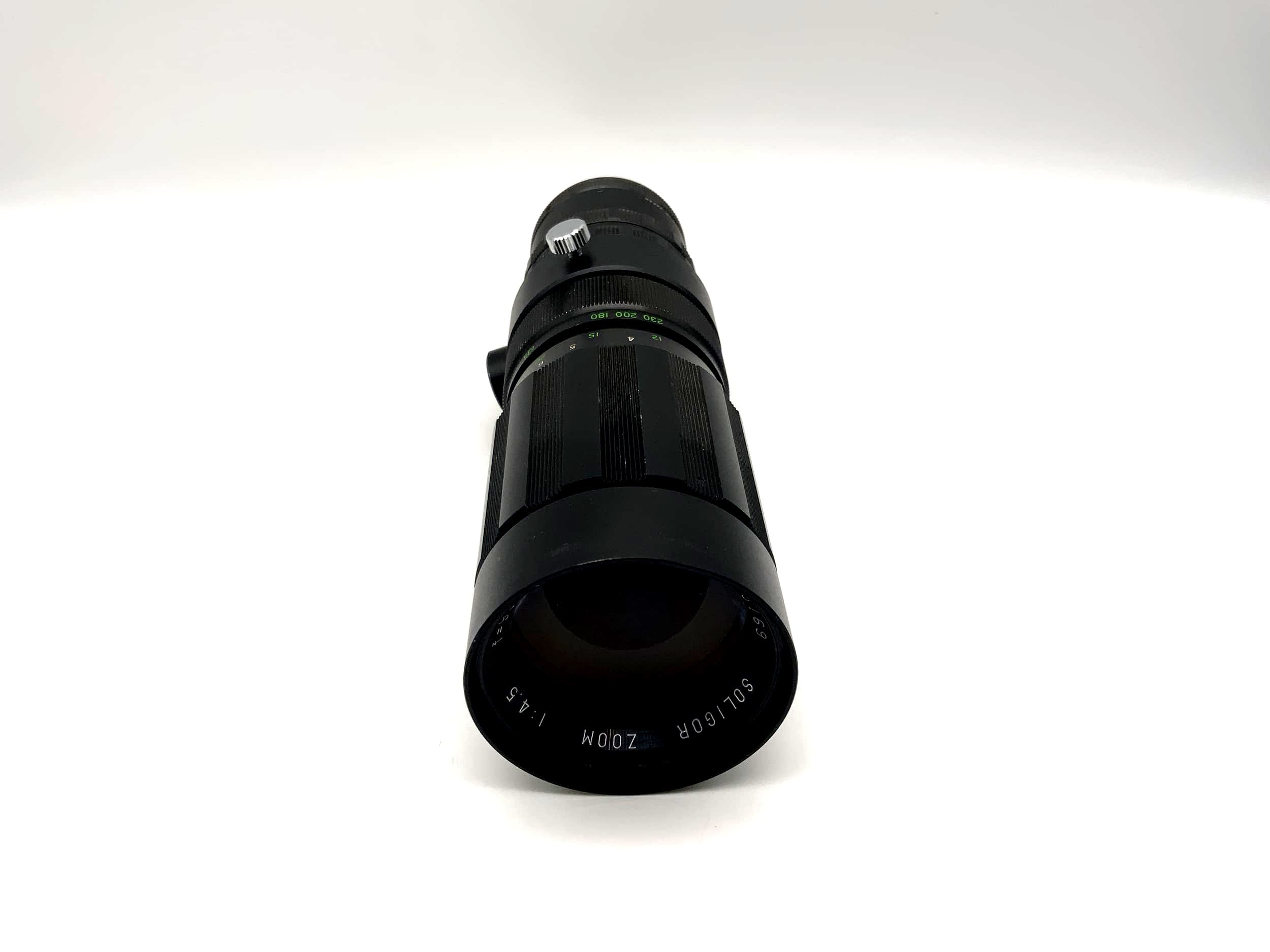 Objectif zoom Soligor 90-230 mm 1:4,5 (Exa)