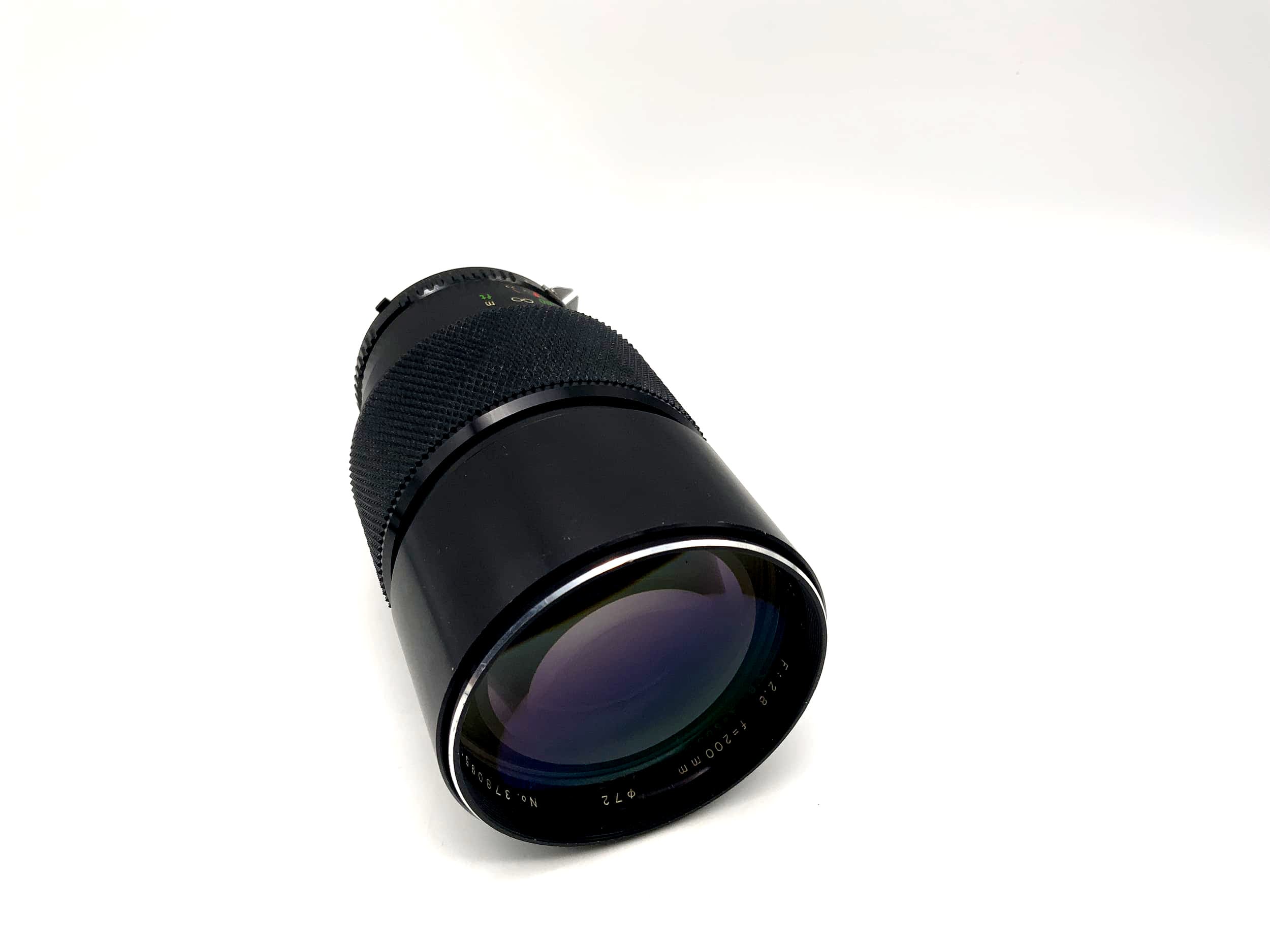 Objectif Soligor 200 mm 1:2.8 Ai Bokeh MC Téléobjectif pour caméra de voiture (Nikon F)