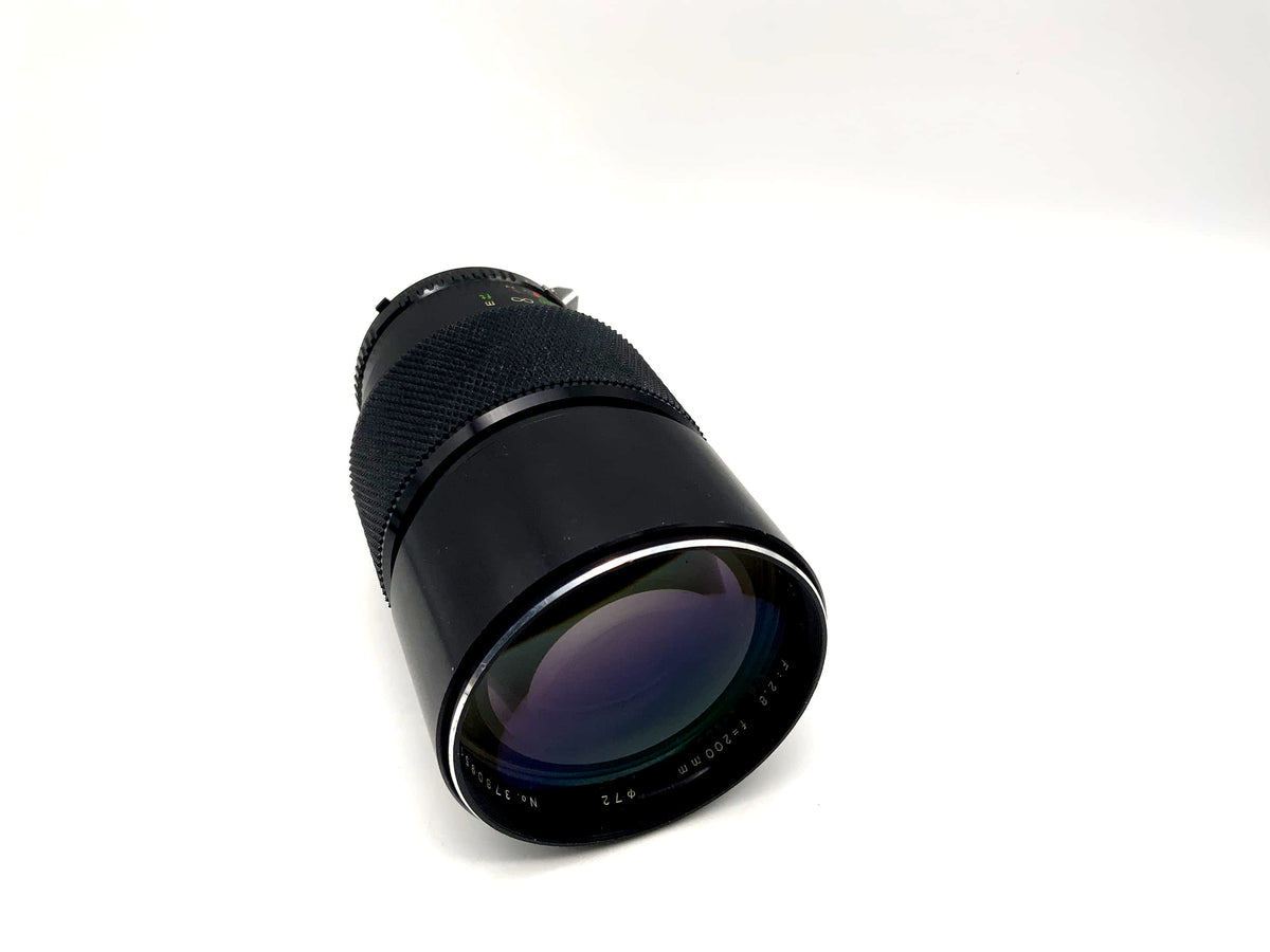Objectif Soligor 200 mm 1:2.8 Ai Bokeh MC Téléobjectif pour caméra de voiture (Nikon F)
