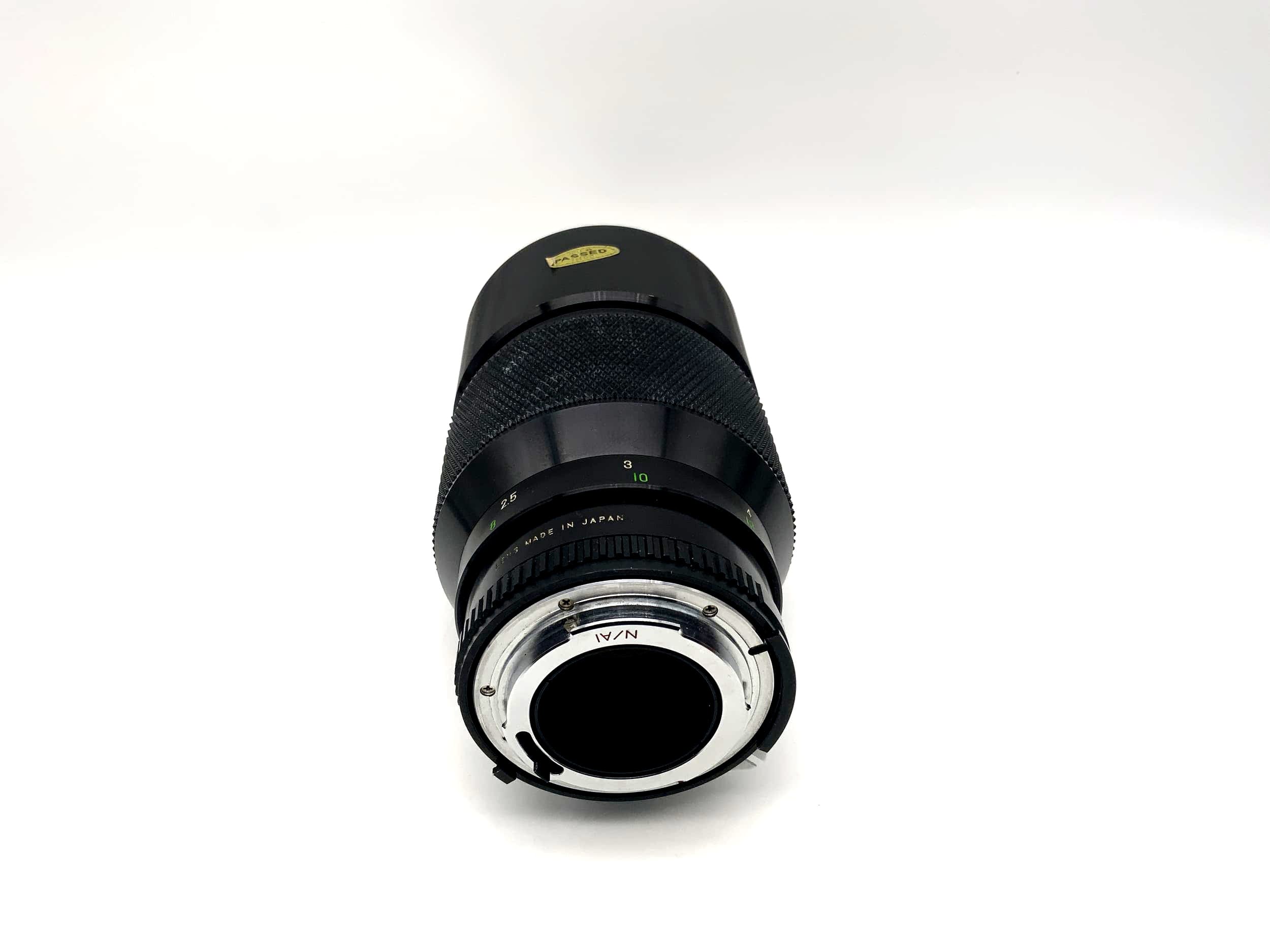 Objectif Soligor 200 mm 1:2.8 Ai Bokeh MC Téléobjectif pour caméra de voiture (Nikon F)