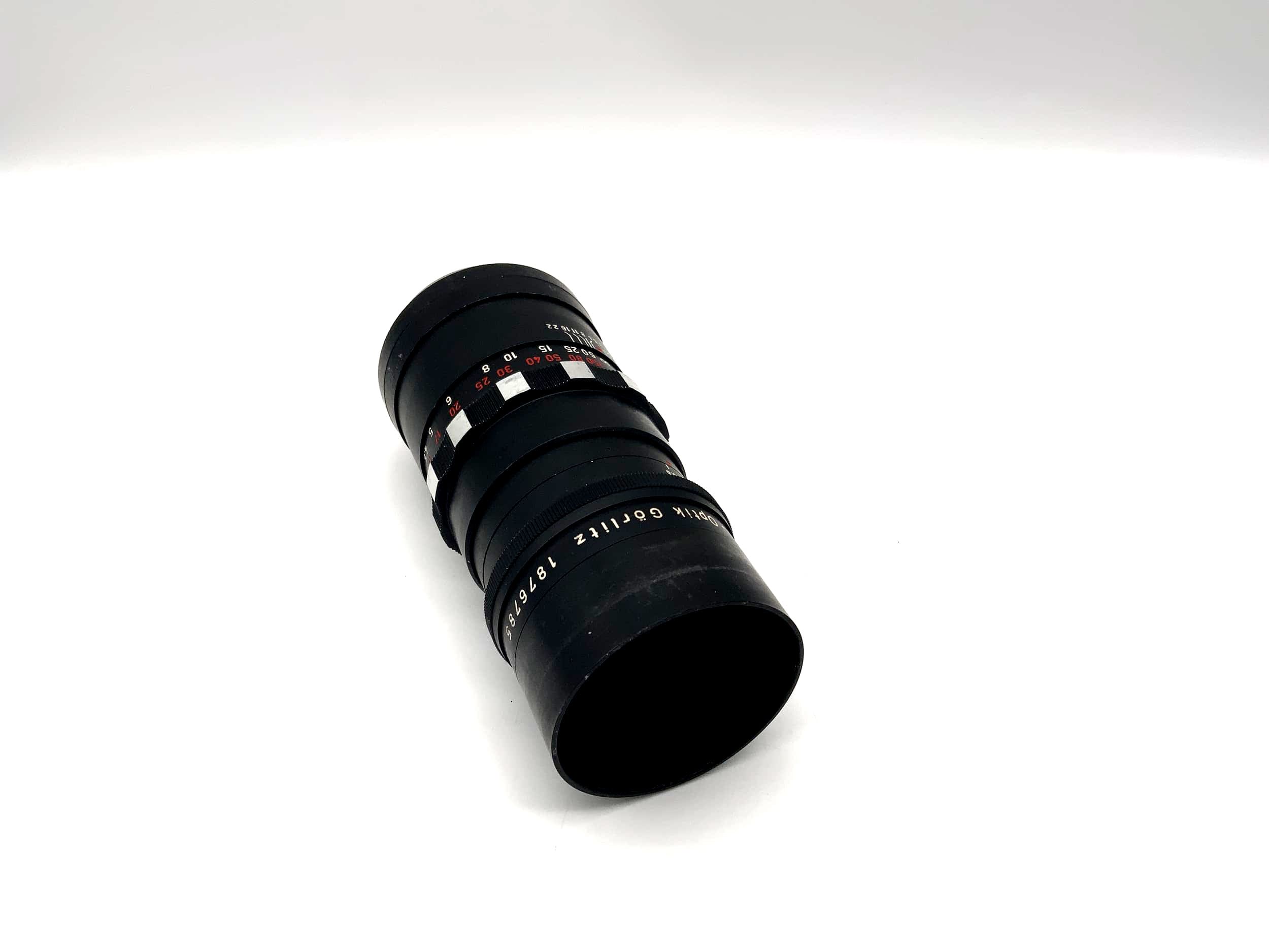 Meyer Optik Görlitz 180mm 1:5.5 Objectif Telemegor Bokeh rouge Objectif de caméra V (M42)