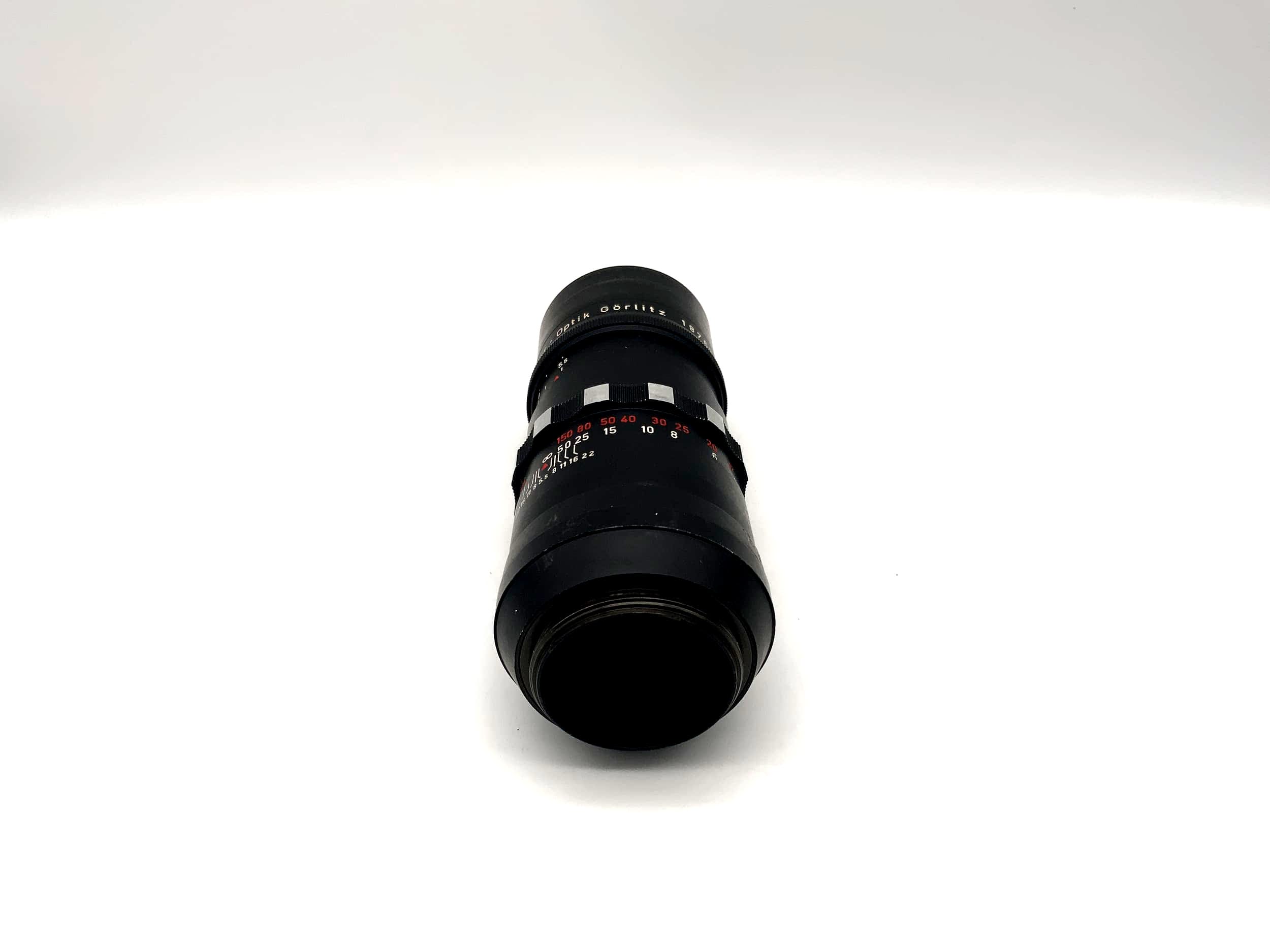 Meyer Optik Görlitz 180mm 1:5.5 Objectif Telemegor Bokeh rouge Objectif de caméra V (M42)