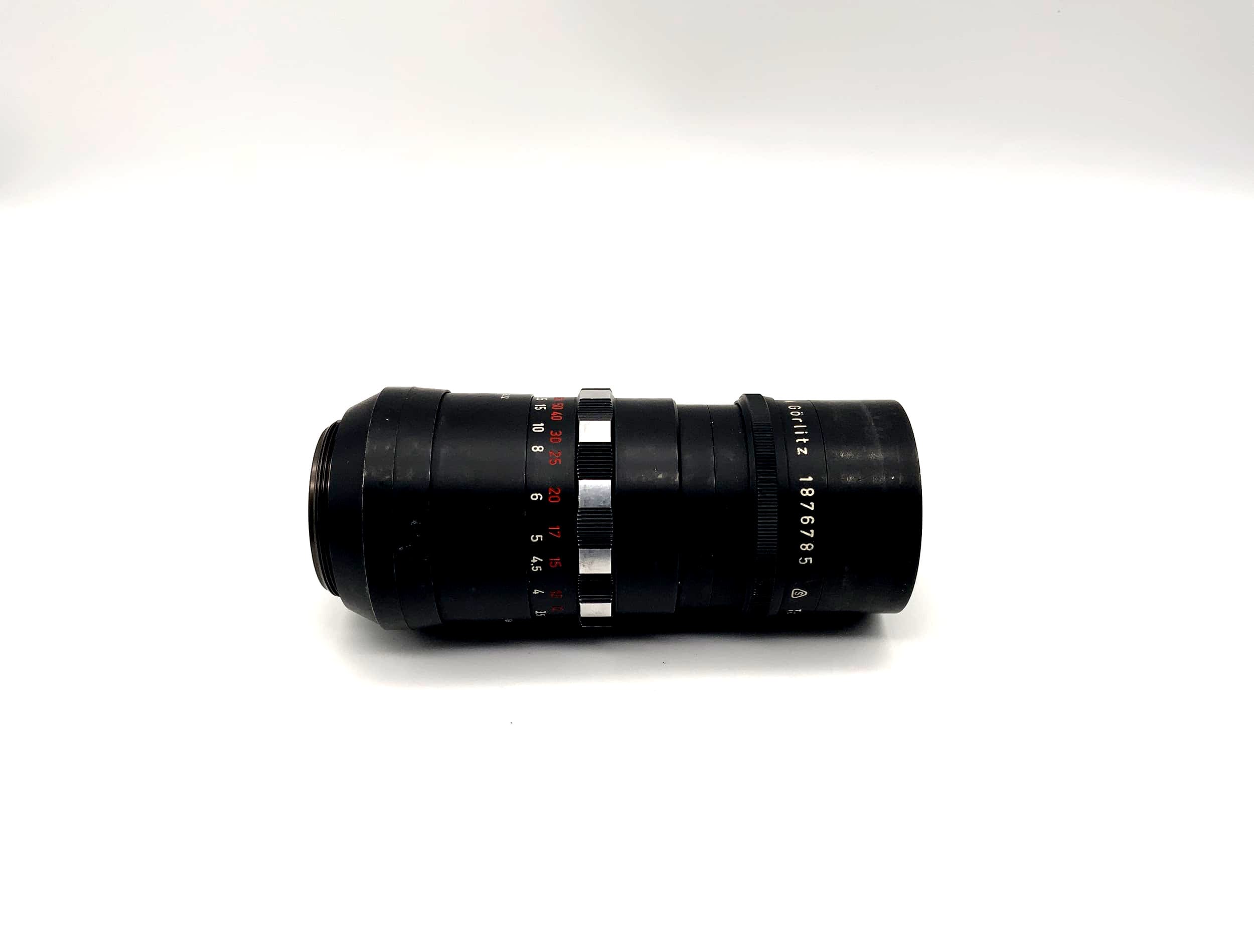 Meyer Optik Görlitz 180mm 1:5.5 Objectif Telemegor Bokeh rouge Objectif de caméra V (M42)