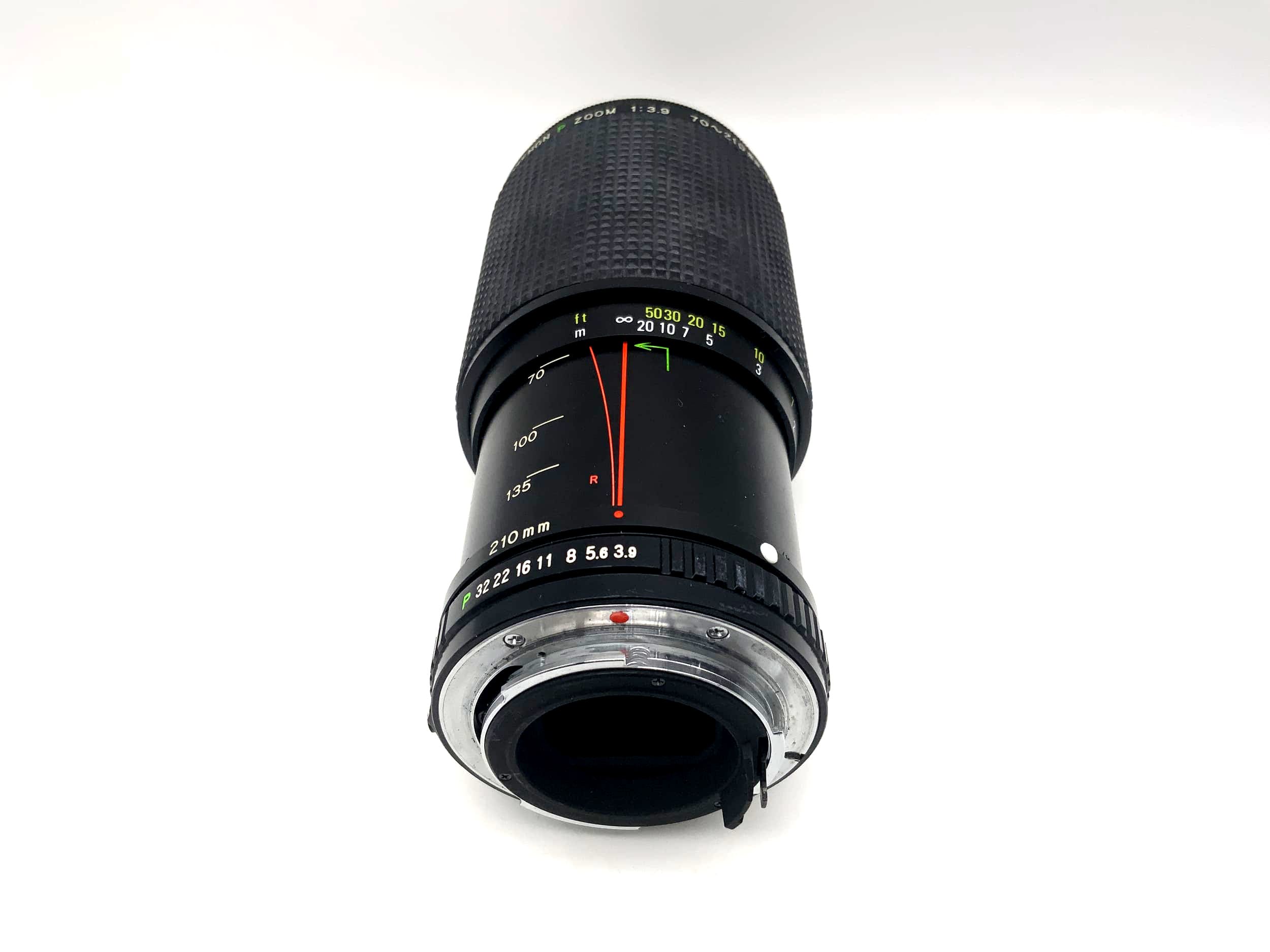 Objectif Ricoh 70-210mm 1:3.9 Rikenon P Zoom Macro pour appareil photo (Pentax K)