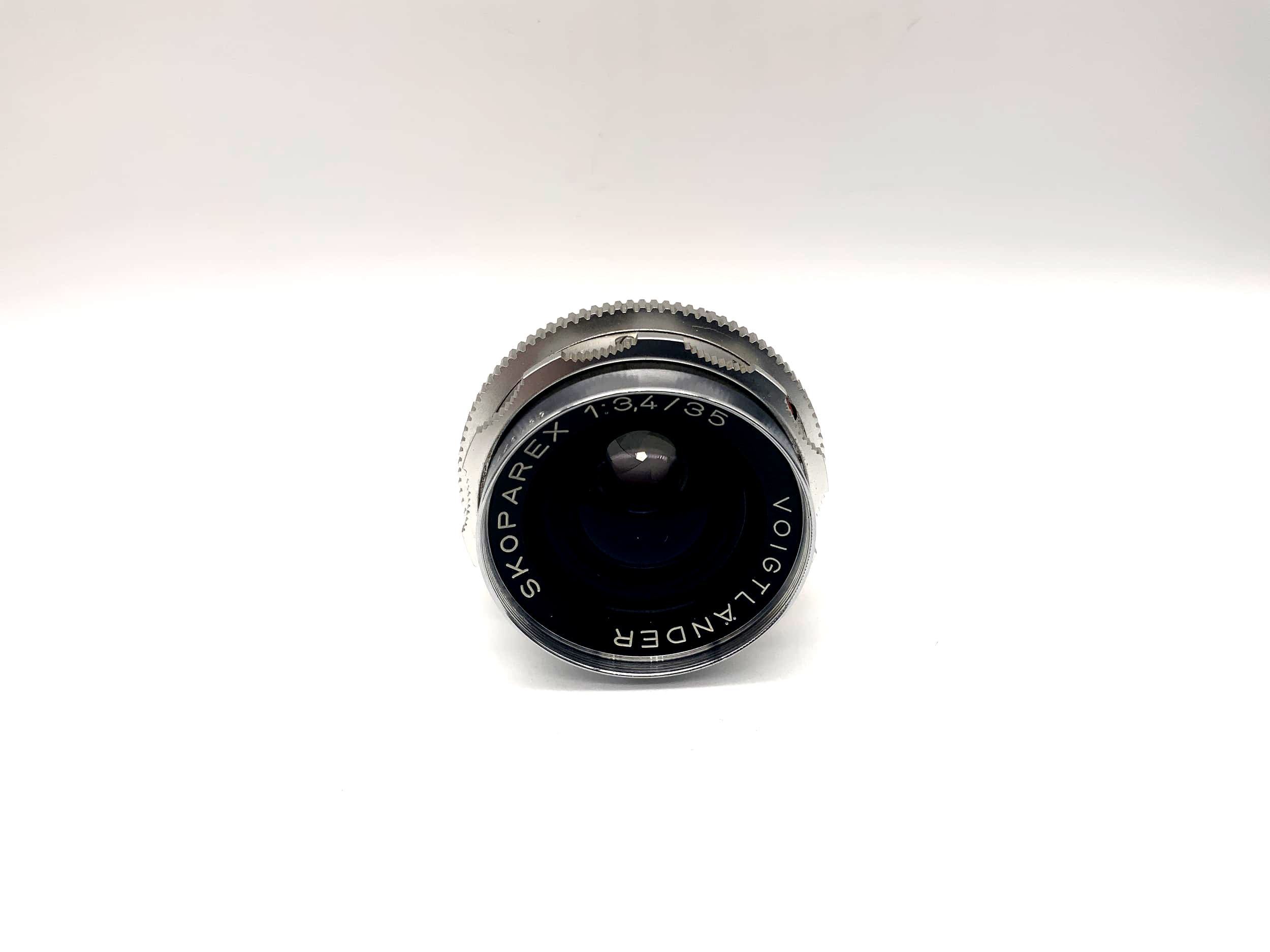 Objectif Voigtländer 35mm 1:3.4 pour appareil photo Skoparex (DKL Bessamatic)
