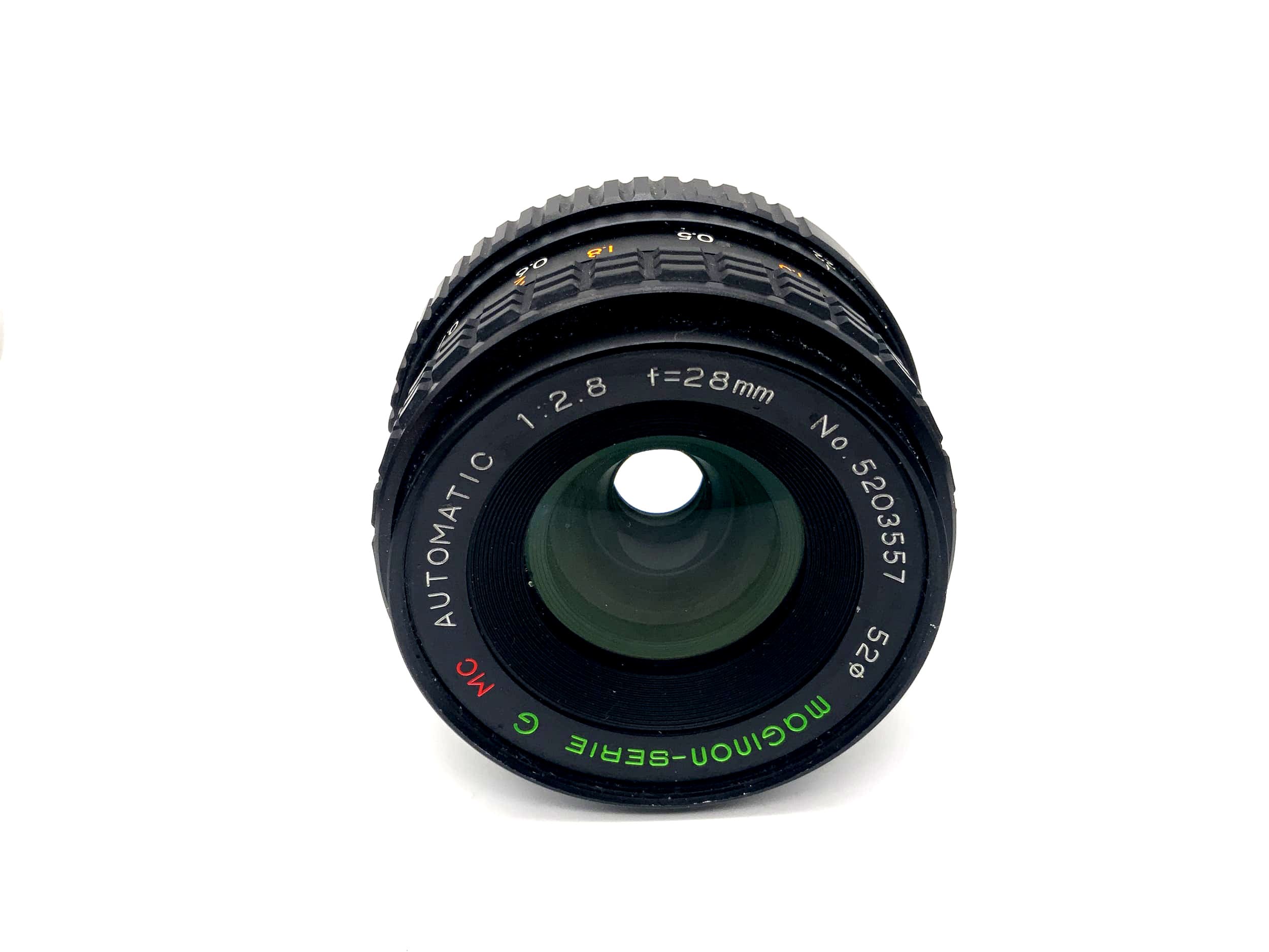 Objectif Maginon 28 mm 1:2.8 Série G MC multicouches automatique pour appareil photo (M42)