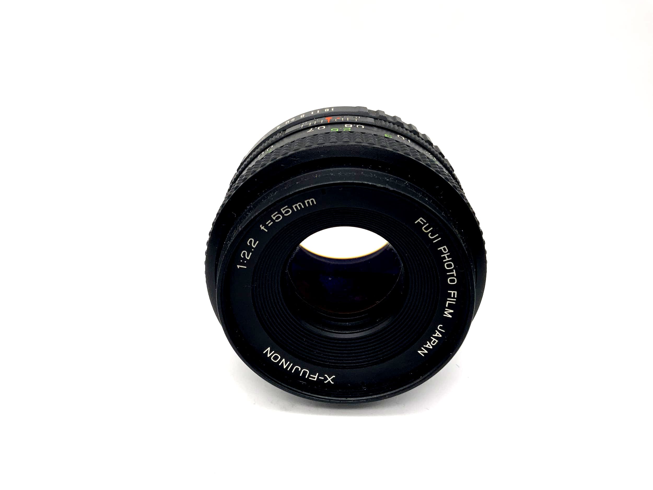 Objectif Fuji 55 mm 1:2.2 pour appareil photo Fuji X (Fujica X)
