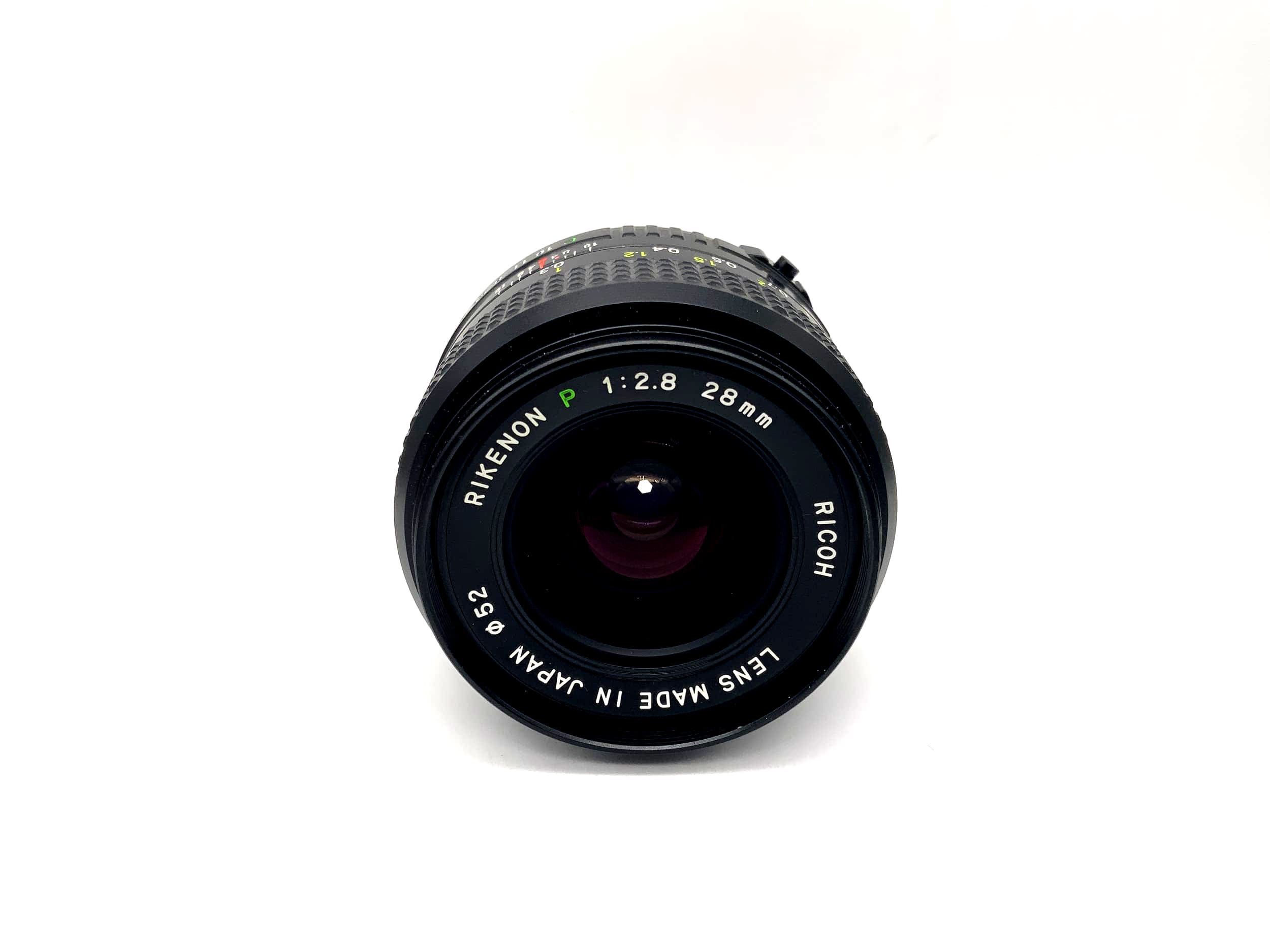 Objectif Ricoh 28 mm 1:2.8 Rikenon P pour appareil photo (Pentax K)
