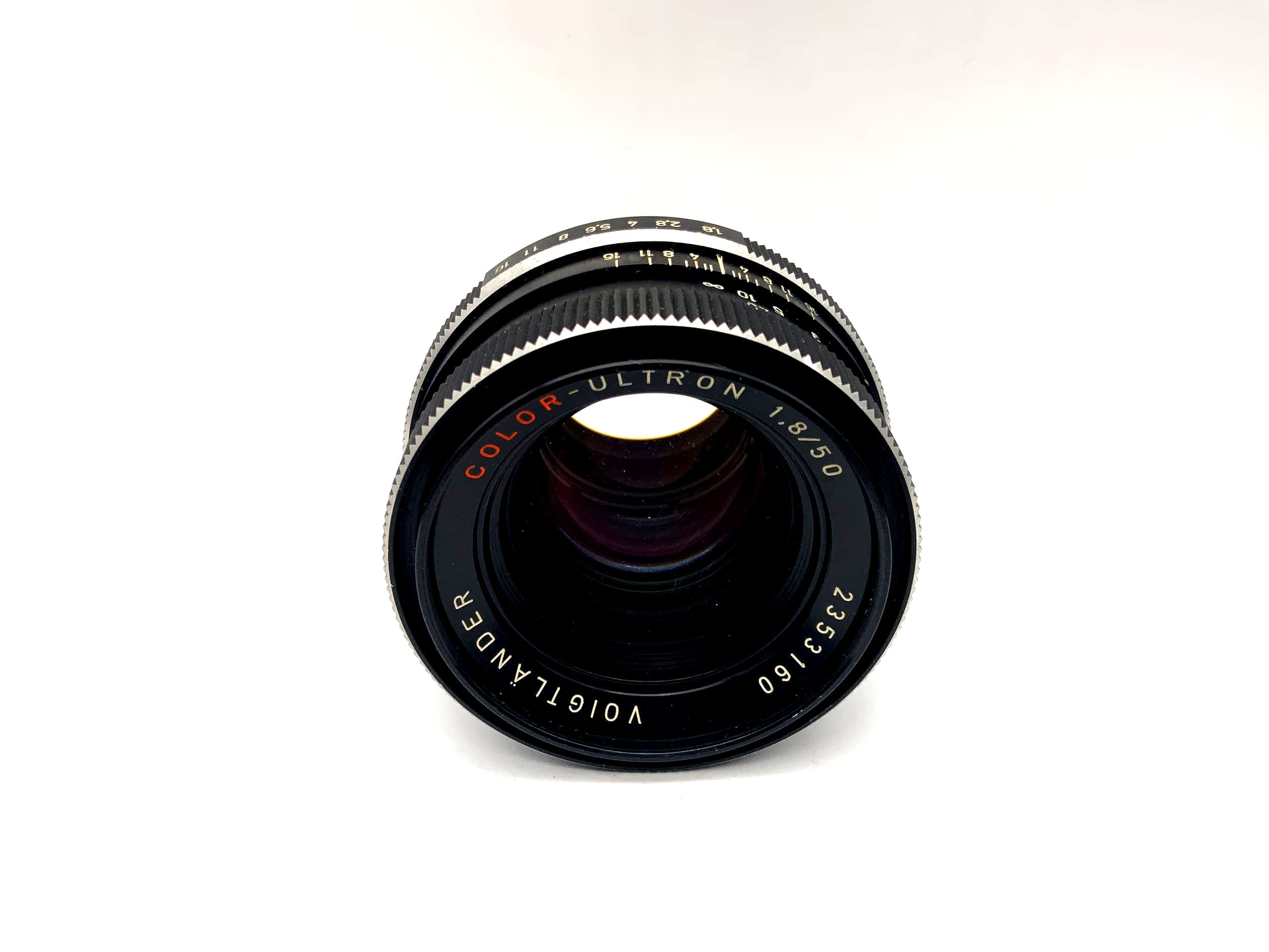Voigtländer 50mm 1:1.8 lens Color Ultron camera lens (Rollei QBM)
