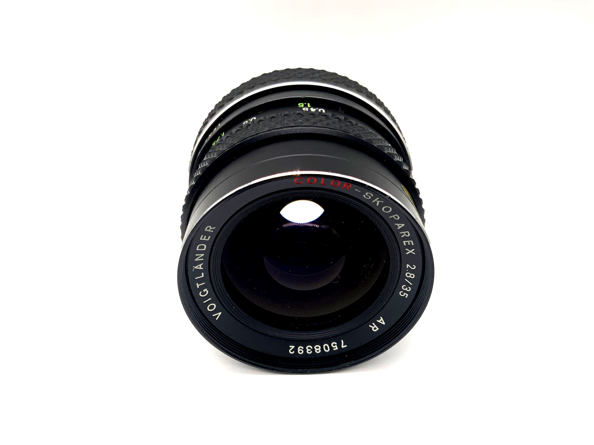 Voigtländer 35mm 1:2.8 lens Color Skoparex AR Camera Lens (Rollei QBM)