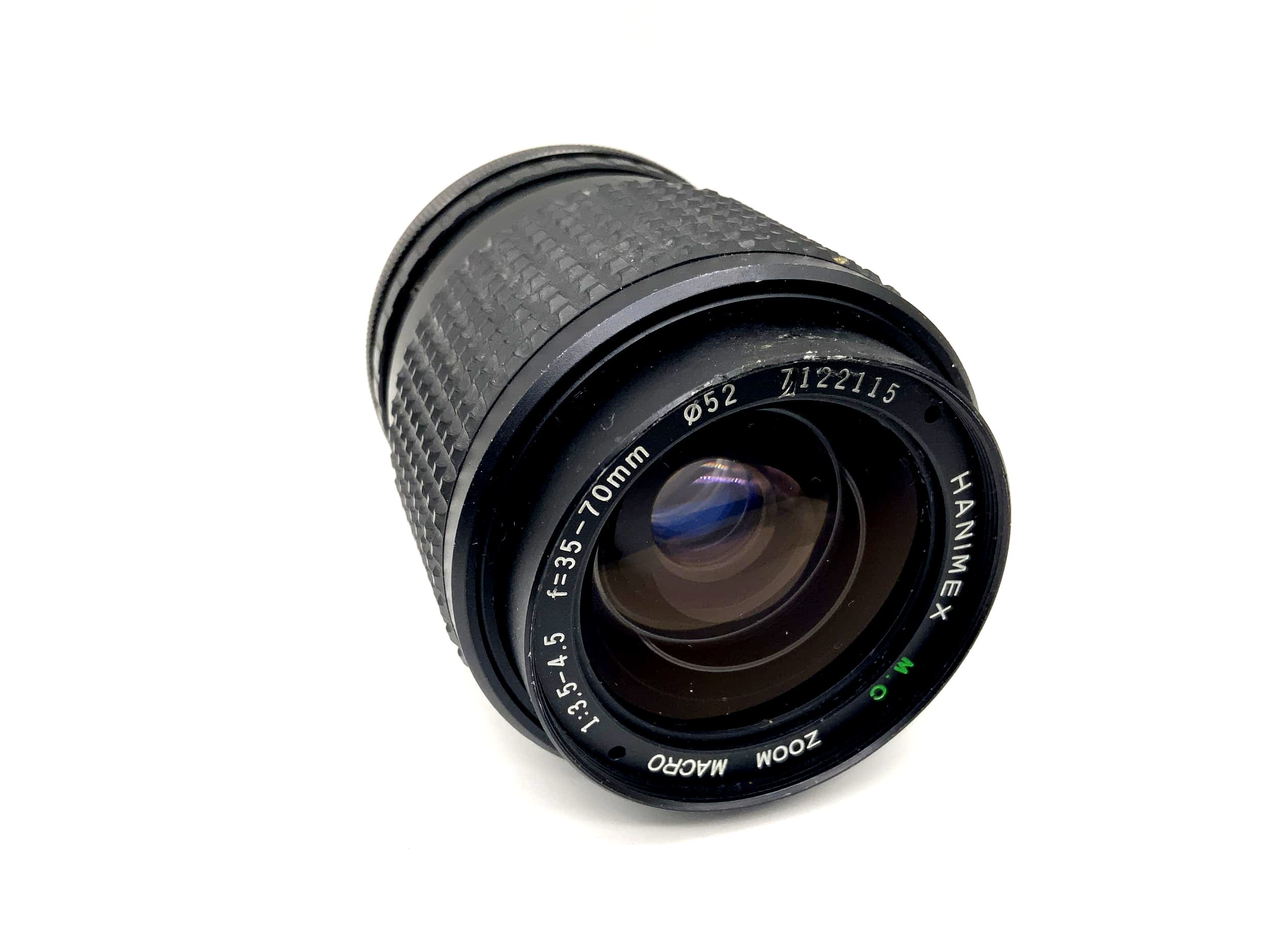 Hanimex 35-70mm 1:3.5-4.5 Lens MC Zoom Macro Camera Lens (Canon FD)
