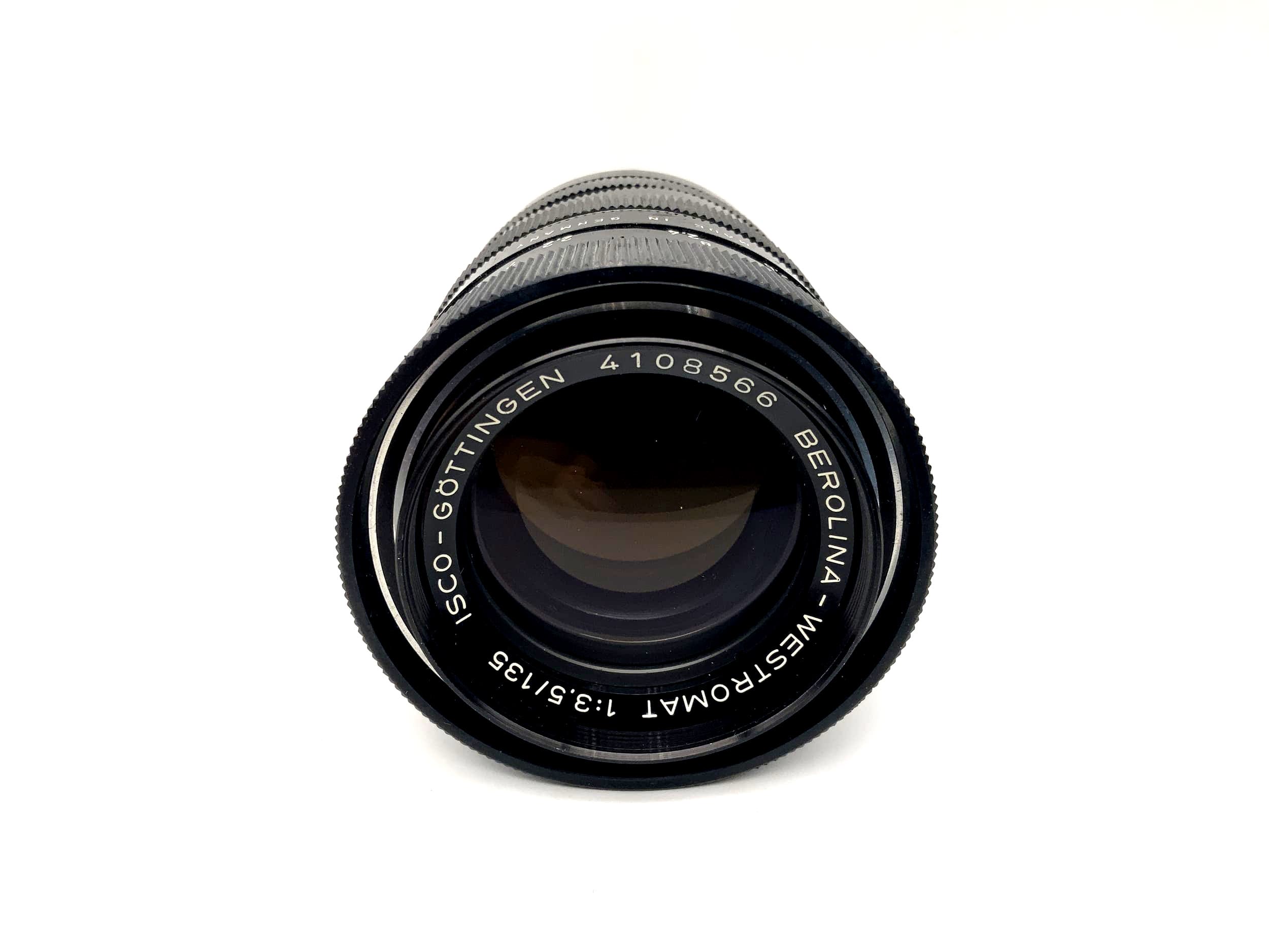Isco Göttingen 135mm 1:3.5 lens Berolina-Westromat camera (Exa)