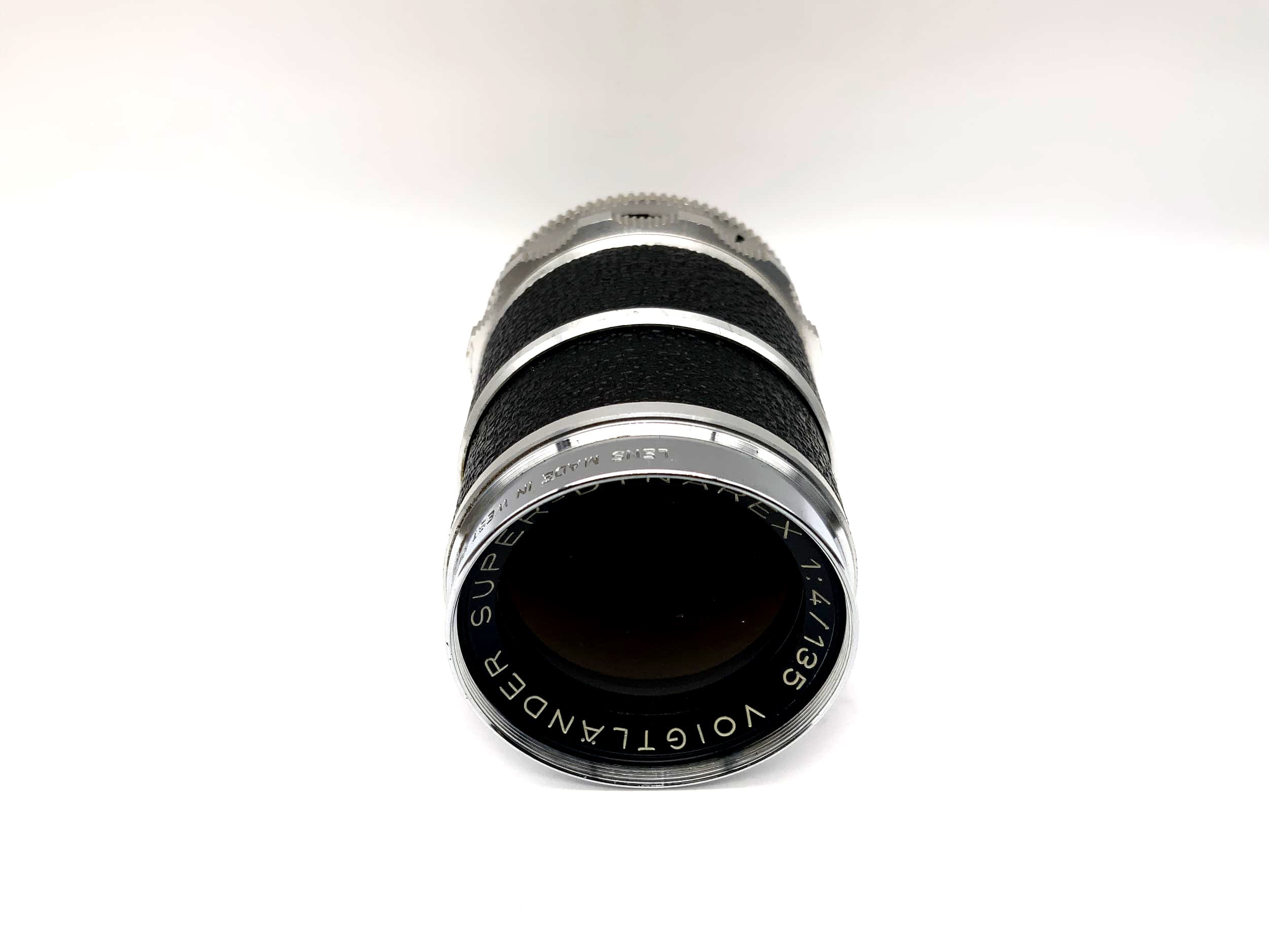 Objectif Voigtländer 135 mm 1:4 Super Dynarex Compur (DKL Bessamatic)