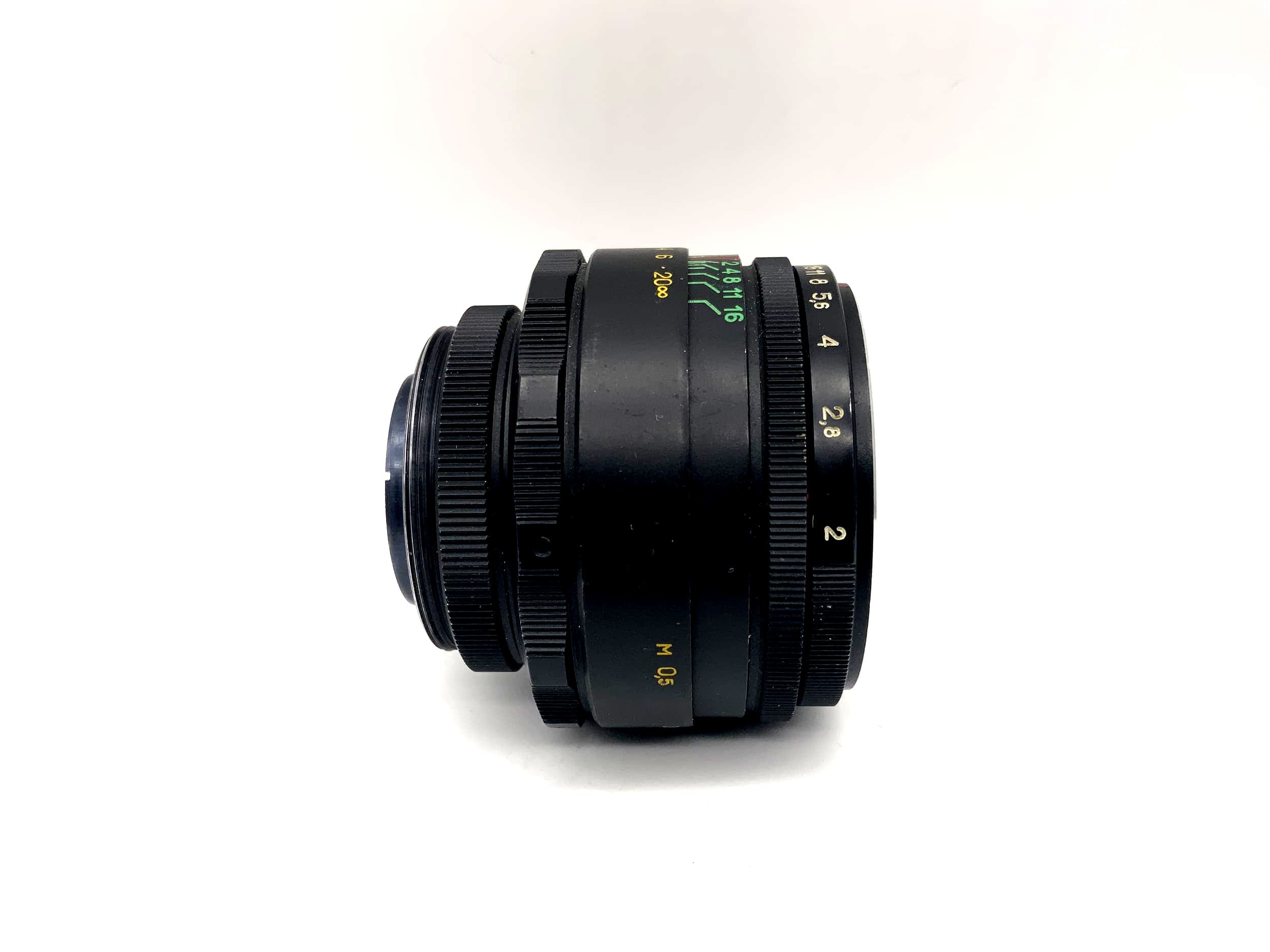 Objectif Zenit 58 mm 1:2 pour appareil photo Helios-44-2 (M42)