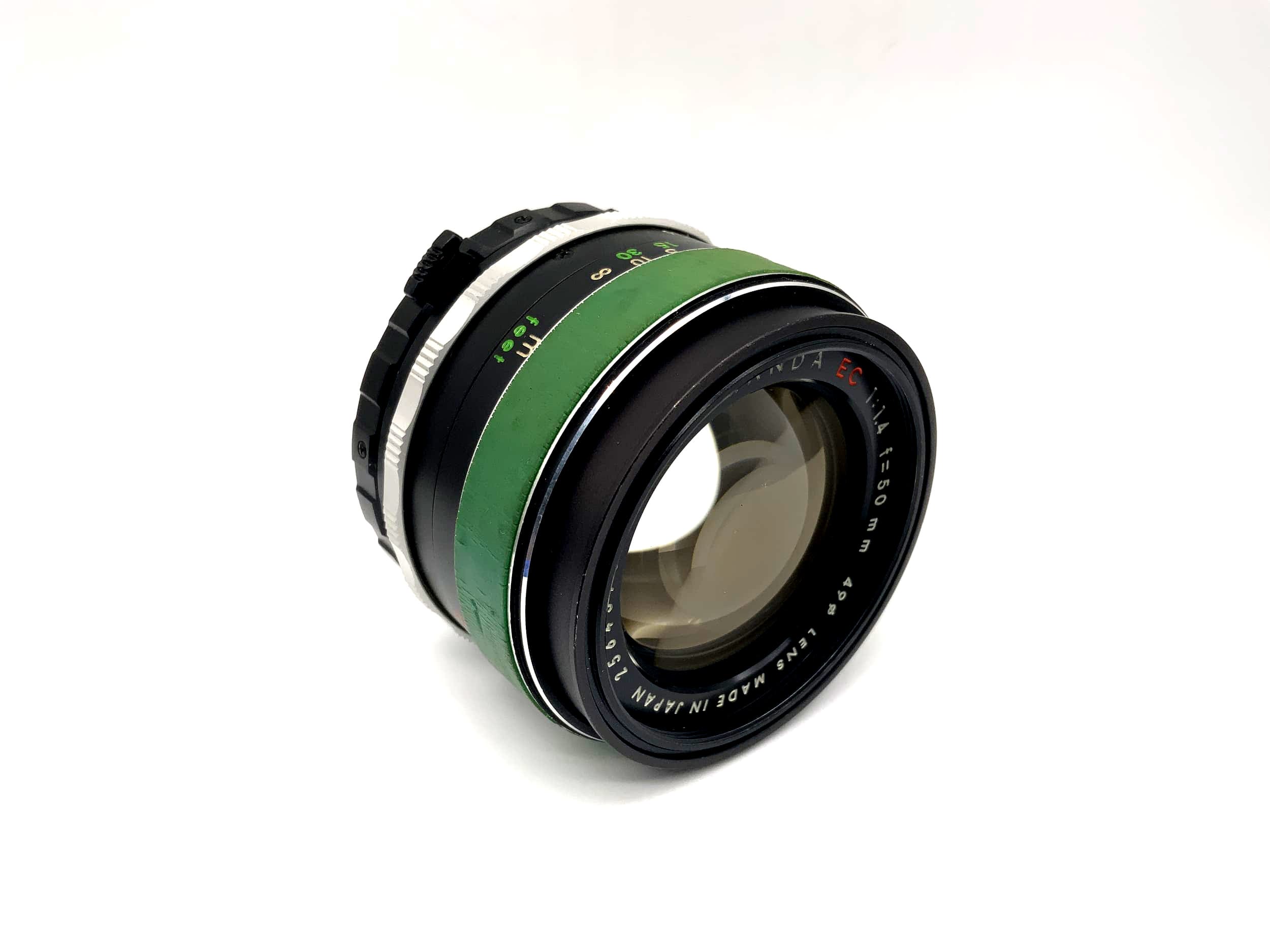 Objectif Miranda 50 mm 1:1.4 Auto EC pour appareil photo (monture Miranda)
