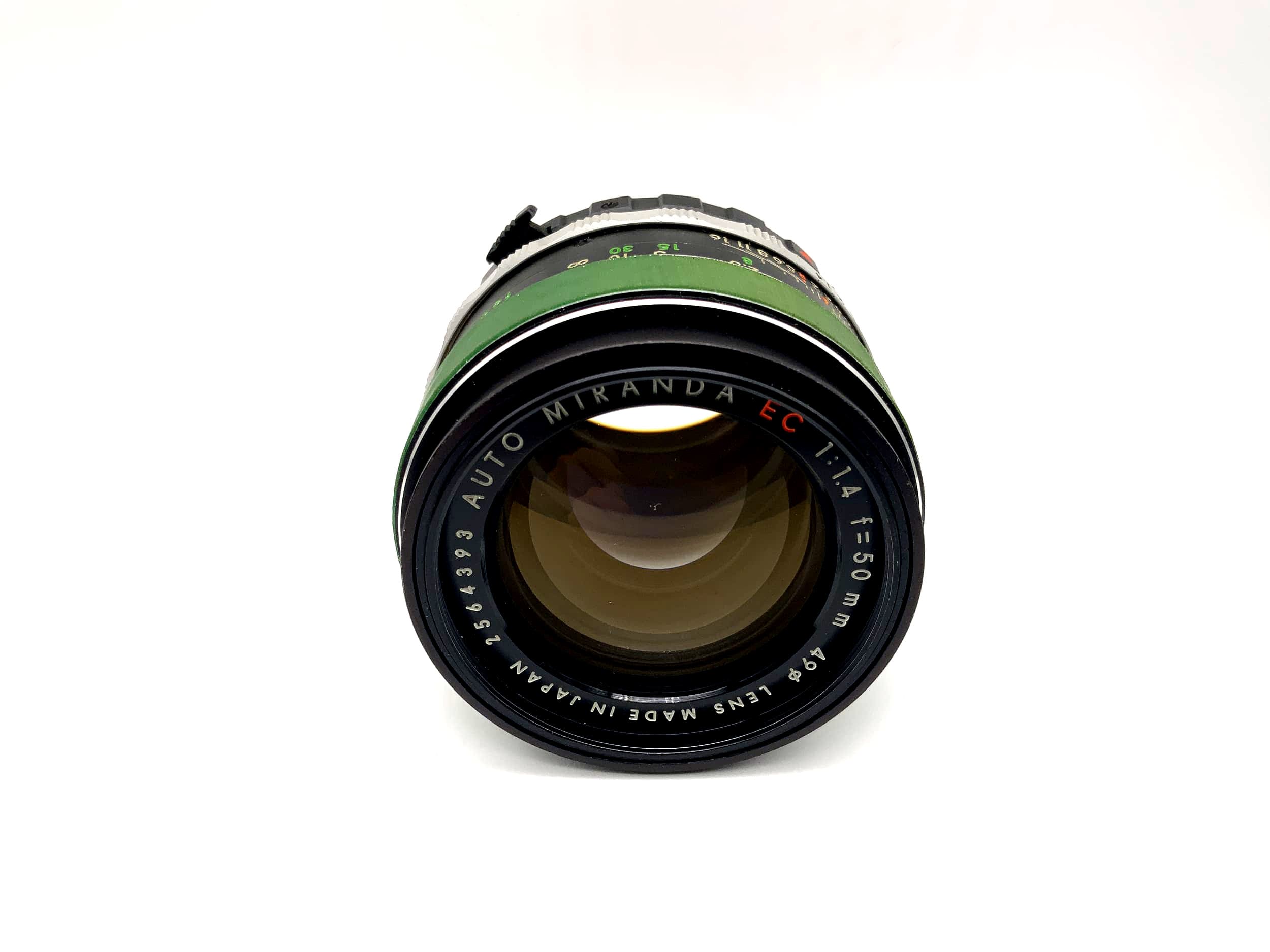 Objectif Miranda 50 mm 1:1.4 Auto EC pour appareil photo (monture Miranda)