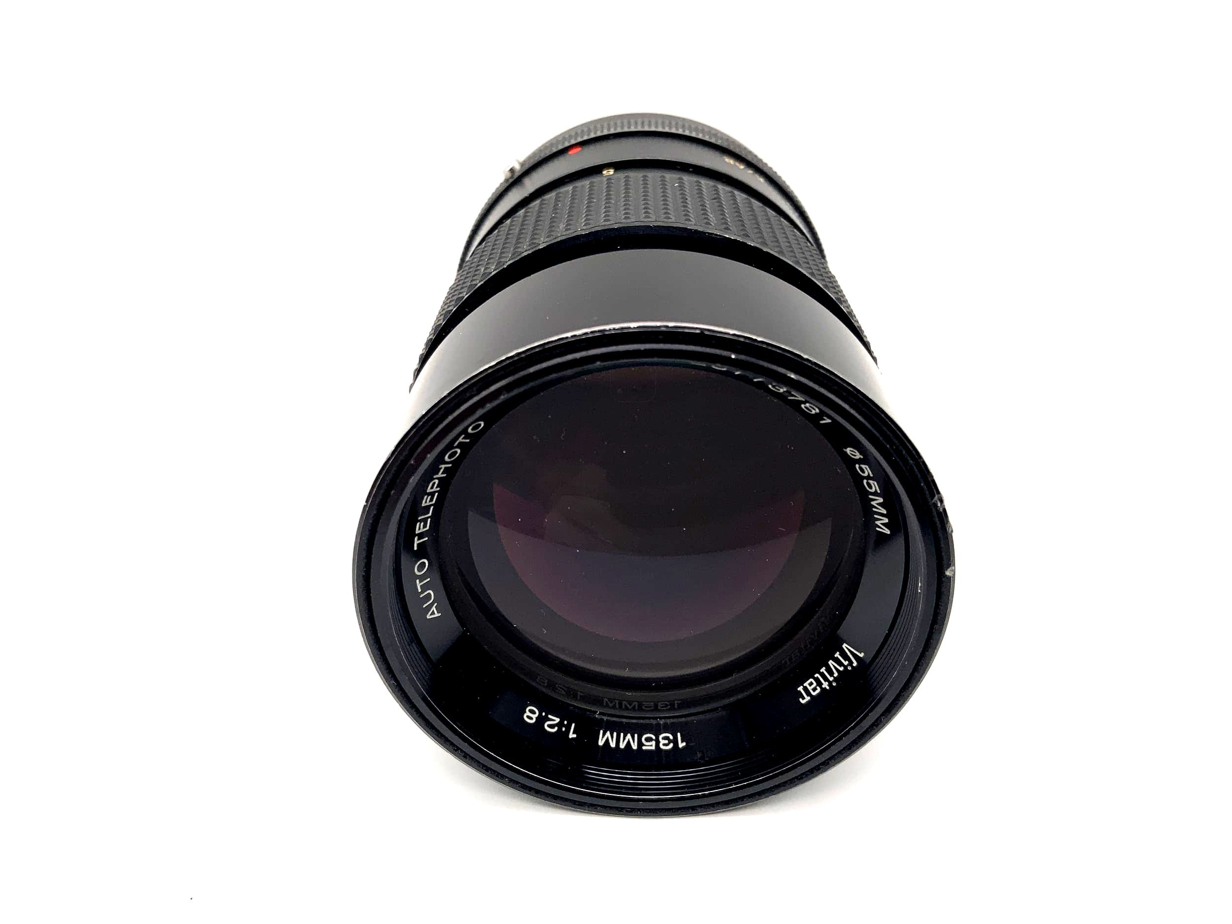 Objectif Vivitar 135 mm 1:2.8 Téléobjectif automatique pour appareil photo (Konica AR)