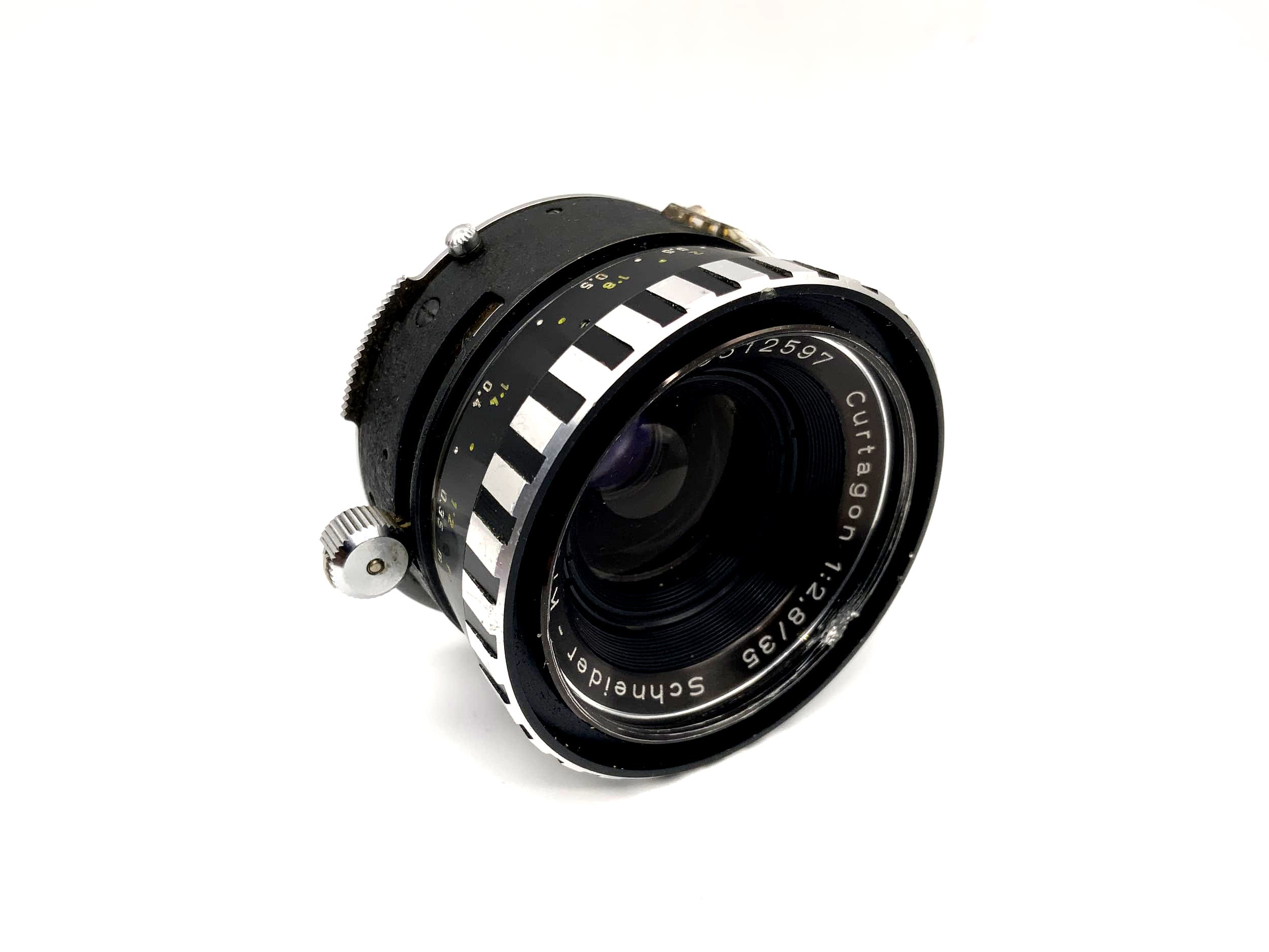 Objectif de caméra Schneider Kreuznach 35 mm 1:2,8 Curtagon Zebra (M42)