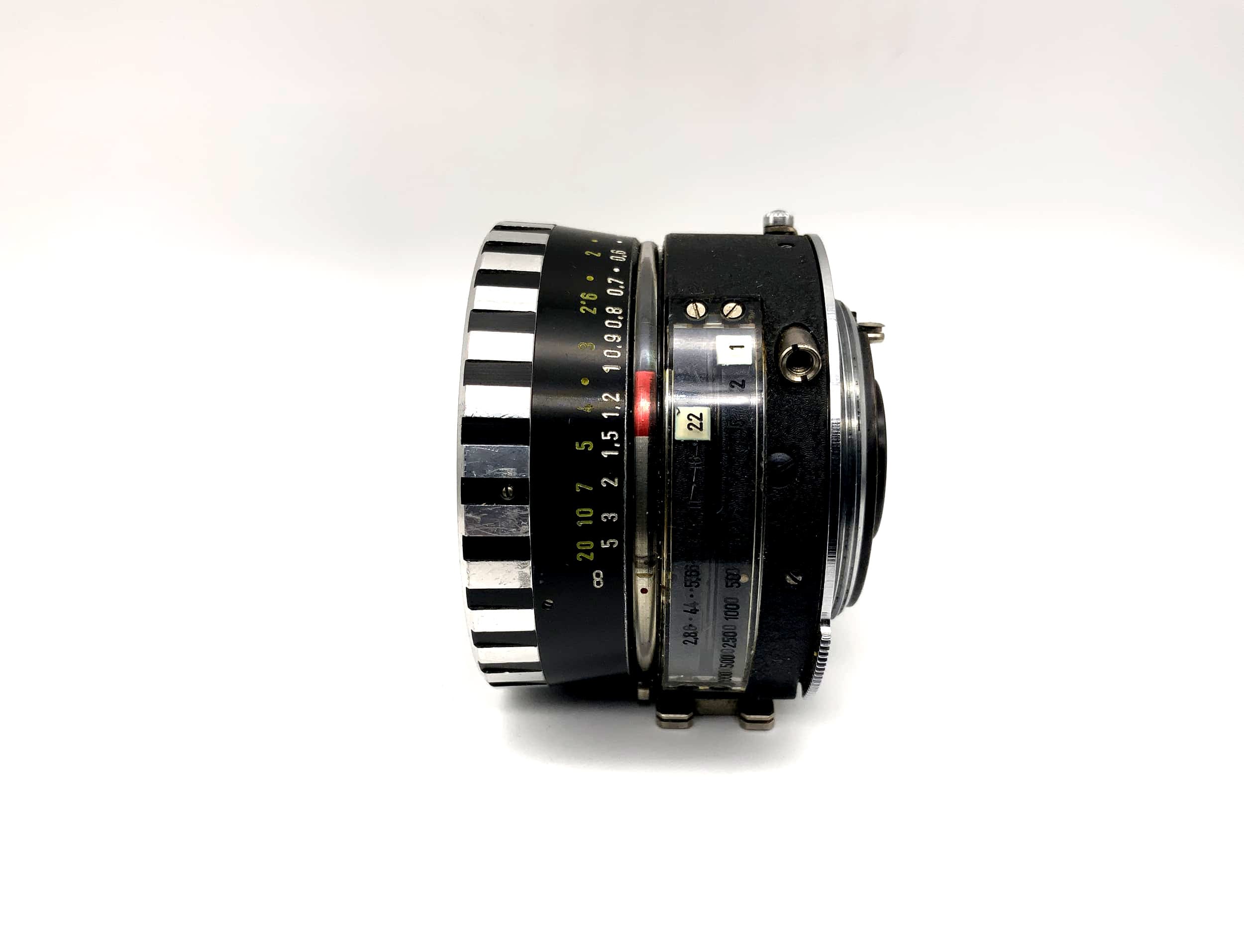 Objectif de caméra Schneider Kreuznach 35 mm 1:2,8 Curtagon Zebra (M42)