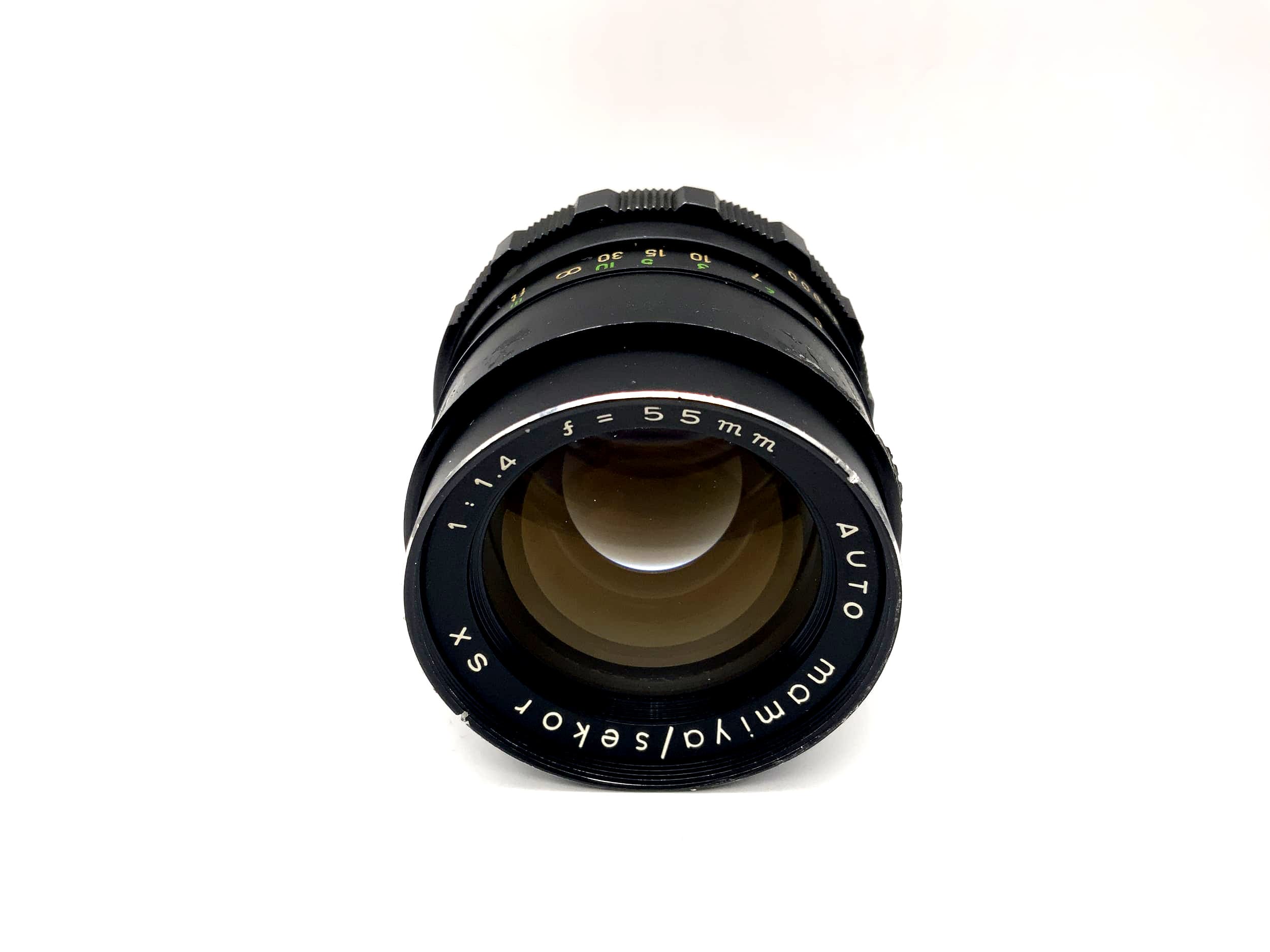 Objectif Mamiya 55 mm 1:1.4 Auto mamiya/sekor sx Objectif de caméra Thorium (M42)