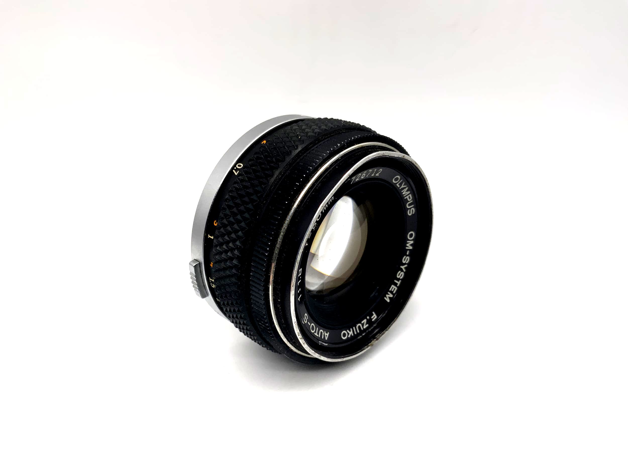 Objectif Olympus 50 mm 1:1,8 Système Auto-S OM Objectif d'appareil photo F.Zuiko (Olympus OM)