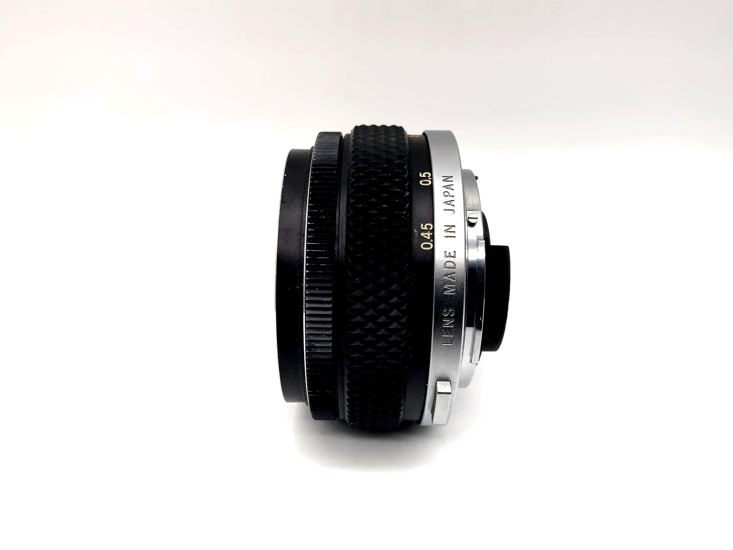 Objectif Olympus 50 mm 1:1,8 Système Auto-S OM Objectif d'appareil photo F.Zuiko (Olympus OM)