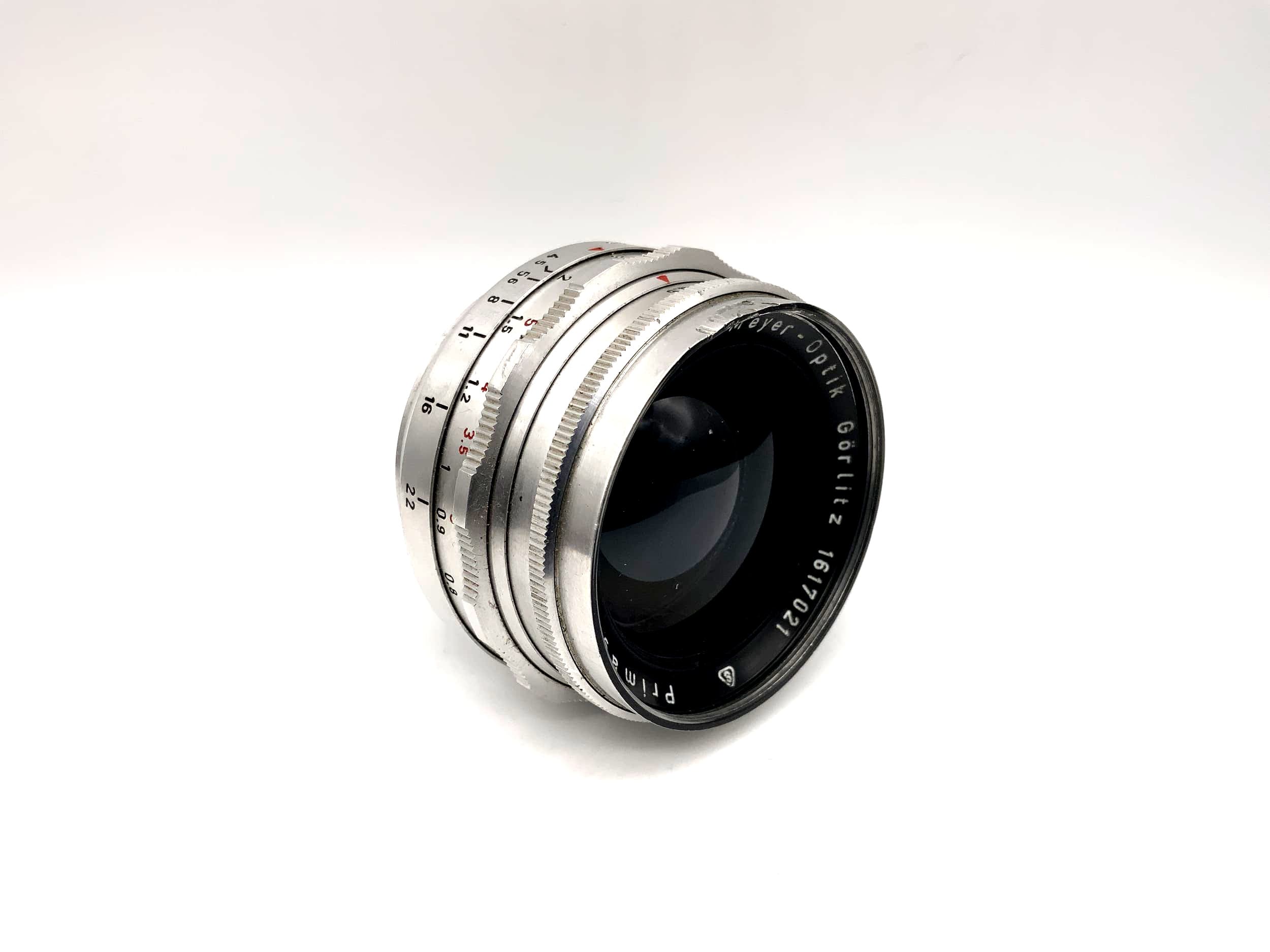 Meyer Optik Görlitz 35mm 1:4.5 lens Primagon red V Camera Lens (Altix)
