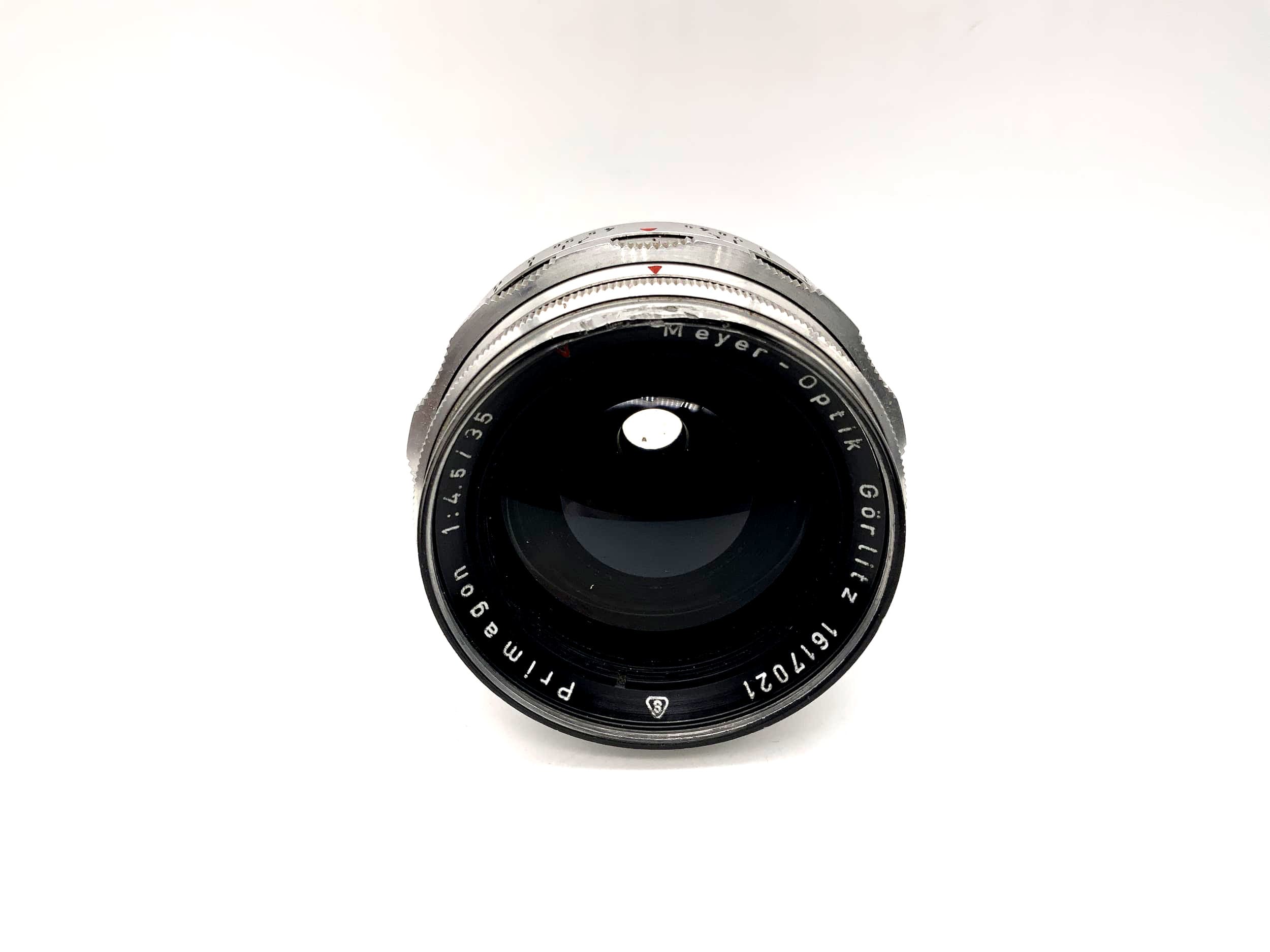 Meyer Optik Görlitz 35mm 1:4.5 lens Primagon red V Camera Lens (Altix)