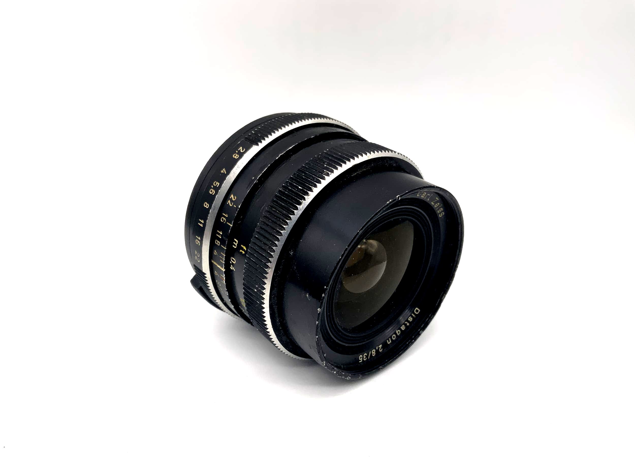 Objectif Carl Zeiss 35 mm f/2.8 Distagon (Rollei QBM) Lire le texte