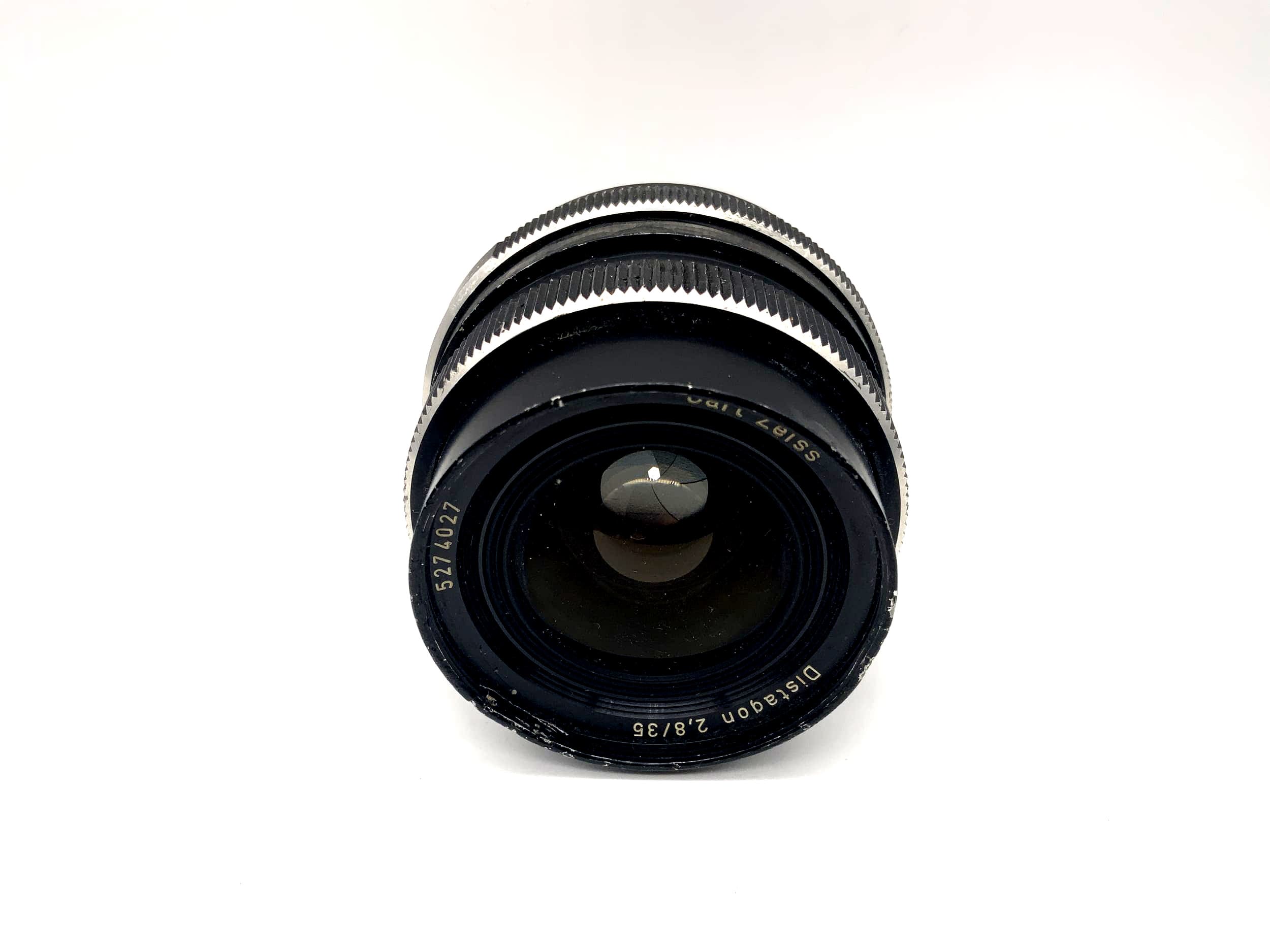 Objectif Carl Zeiss 35 mm f/2.8 Distagon (Rollei QBM) Lire le texte
