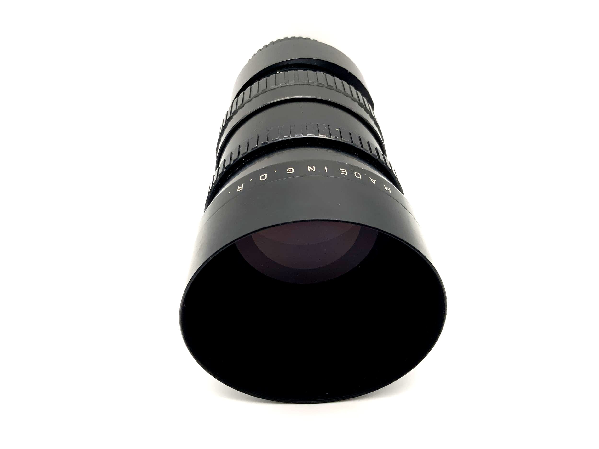 Objectif Pentacon 300 mm 1:4 à 19 lamelles, également connu sous le nom d'objectif Orestegor (Pentacon Six) !Brouillard !