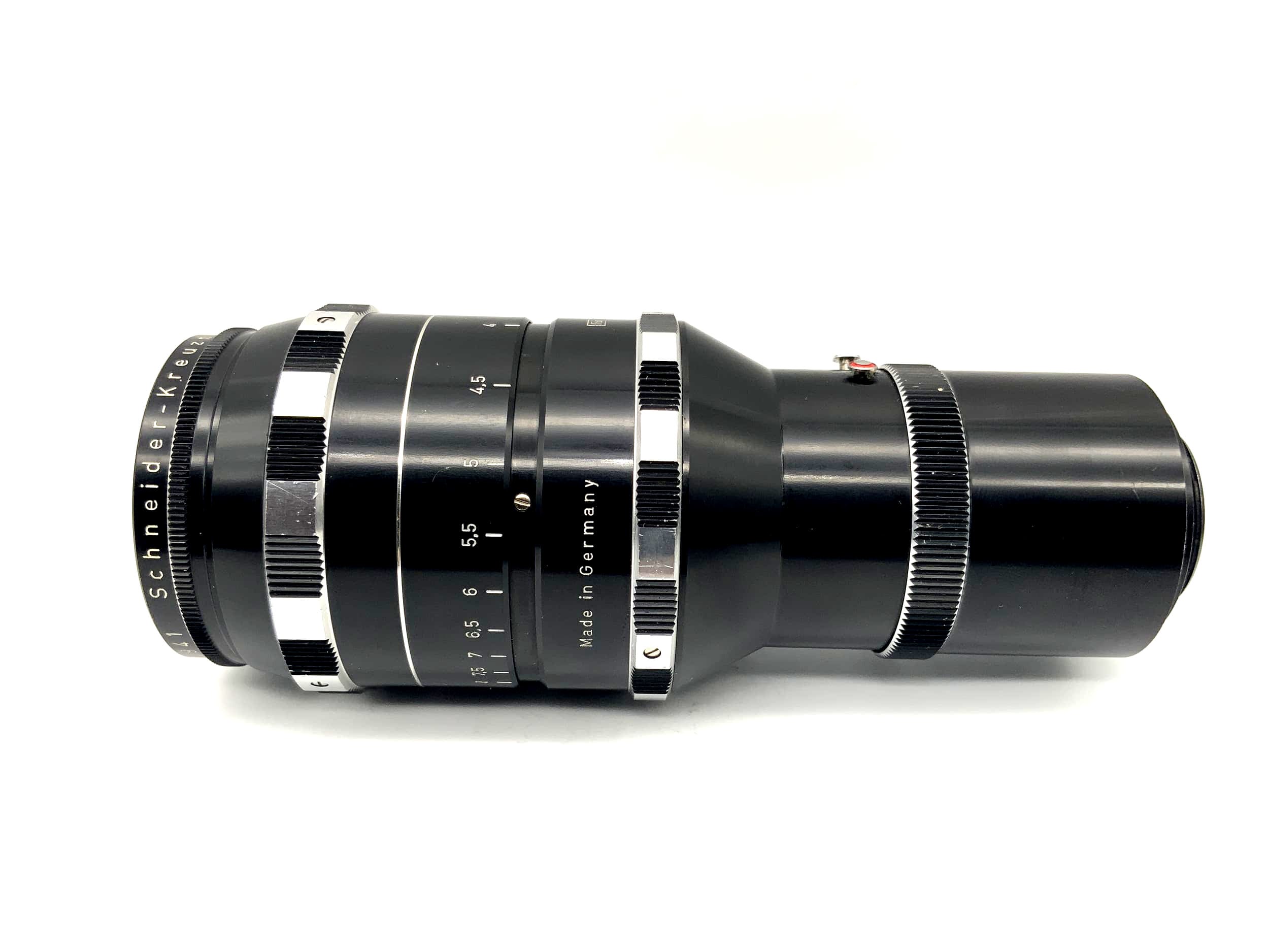 Objectif Schneider Kreuznach 150 mm 1:4 Ciné-Télé-Xenar (Monture Bolex D) !Brouillard!