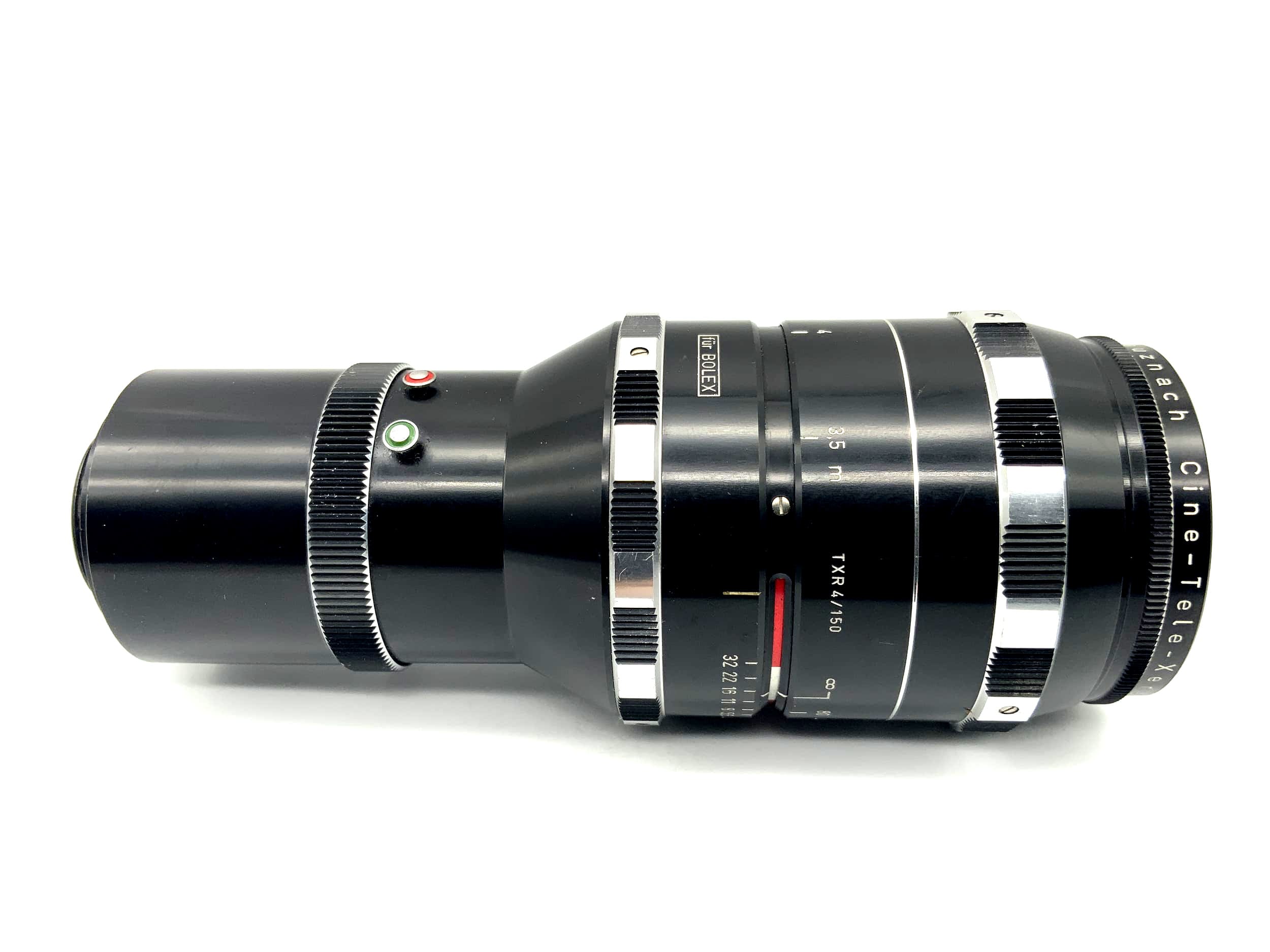 Objectif Schneider Kreuznach 150 mm 1:4 Ciné-Télé-Xenar (Monture Bolex D) !Brouillard!