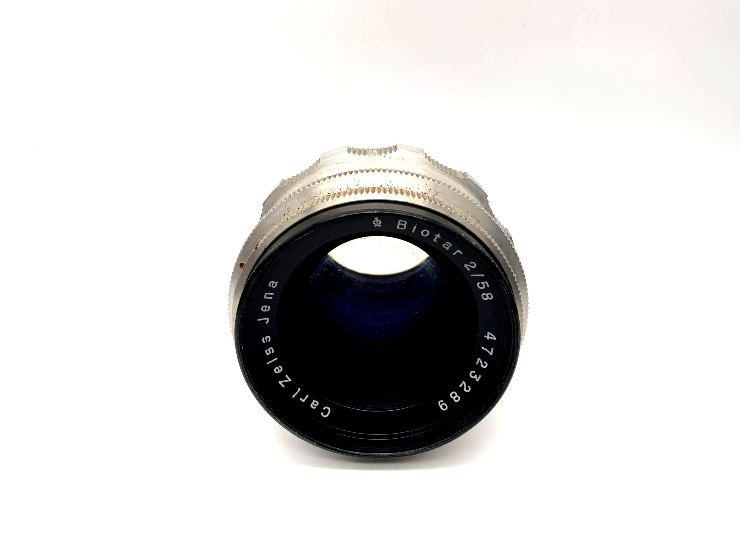 Objectif Carl Zeiss 58 mm 1:2 Objectif d'appareil photo Biotar 10 lames (M42) !Nebel!