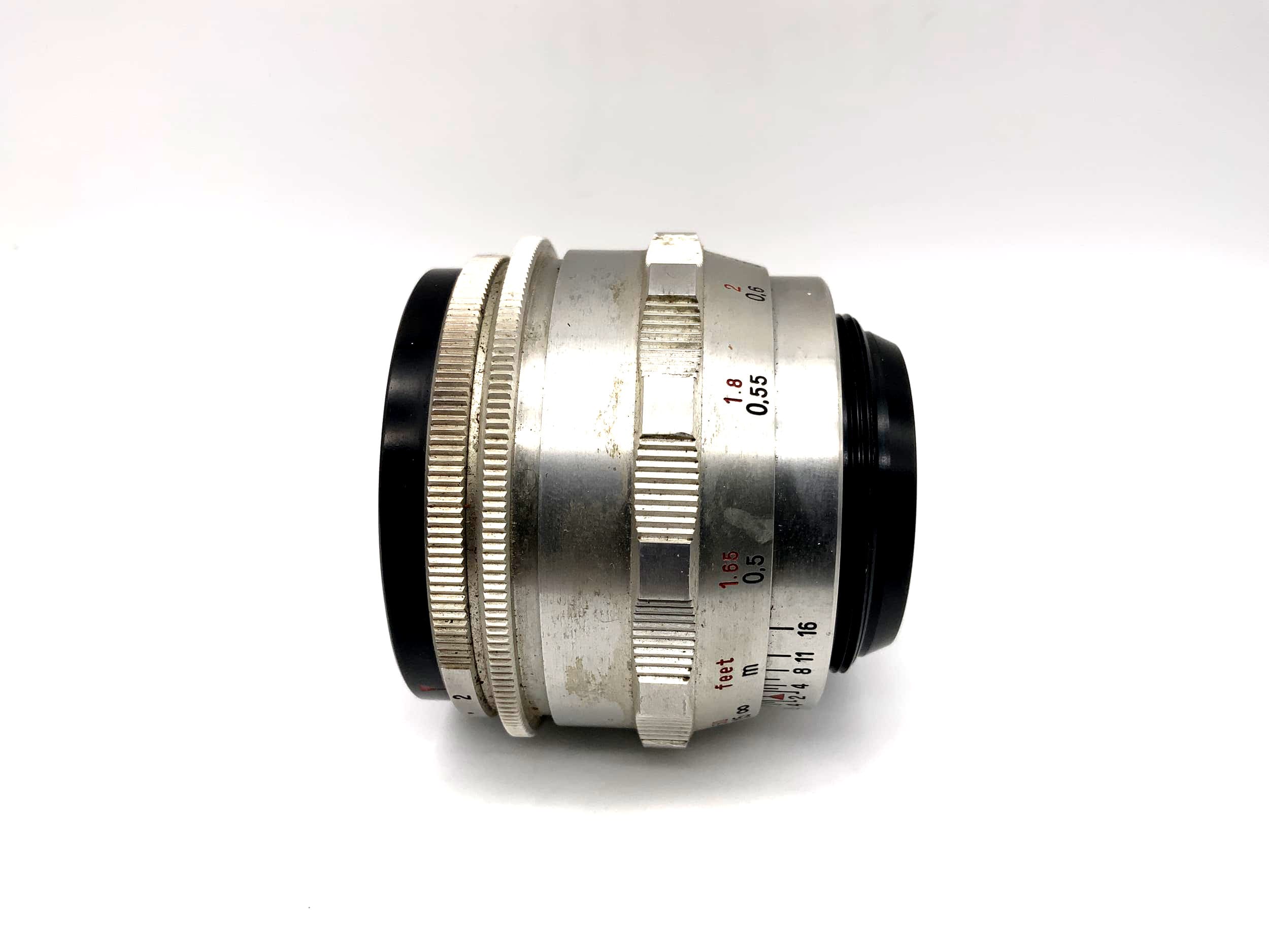 Objectif Carl Zeiss 58 mm 1:2 Objectif d'appareil photo Biotar 10 lames (M42) !Nebel!
