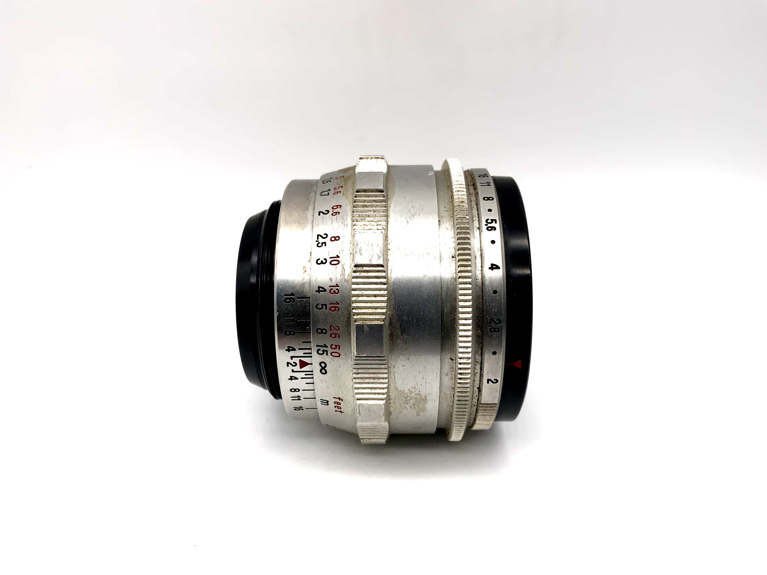 Objectif Carl Zeiss 58 mm 1:2 Objectif d'appareil photo Biotar 10 lames (M42) !Nebel!