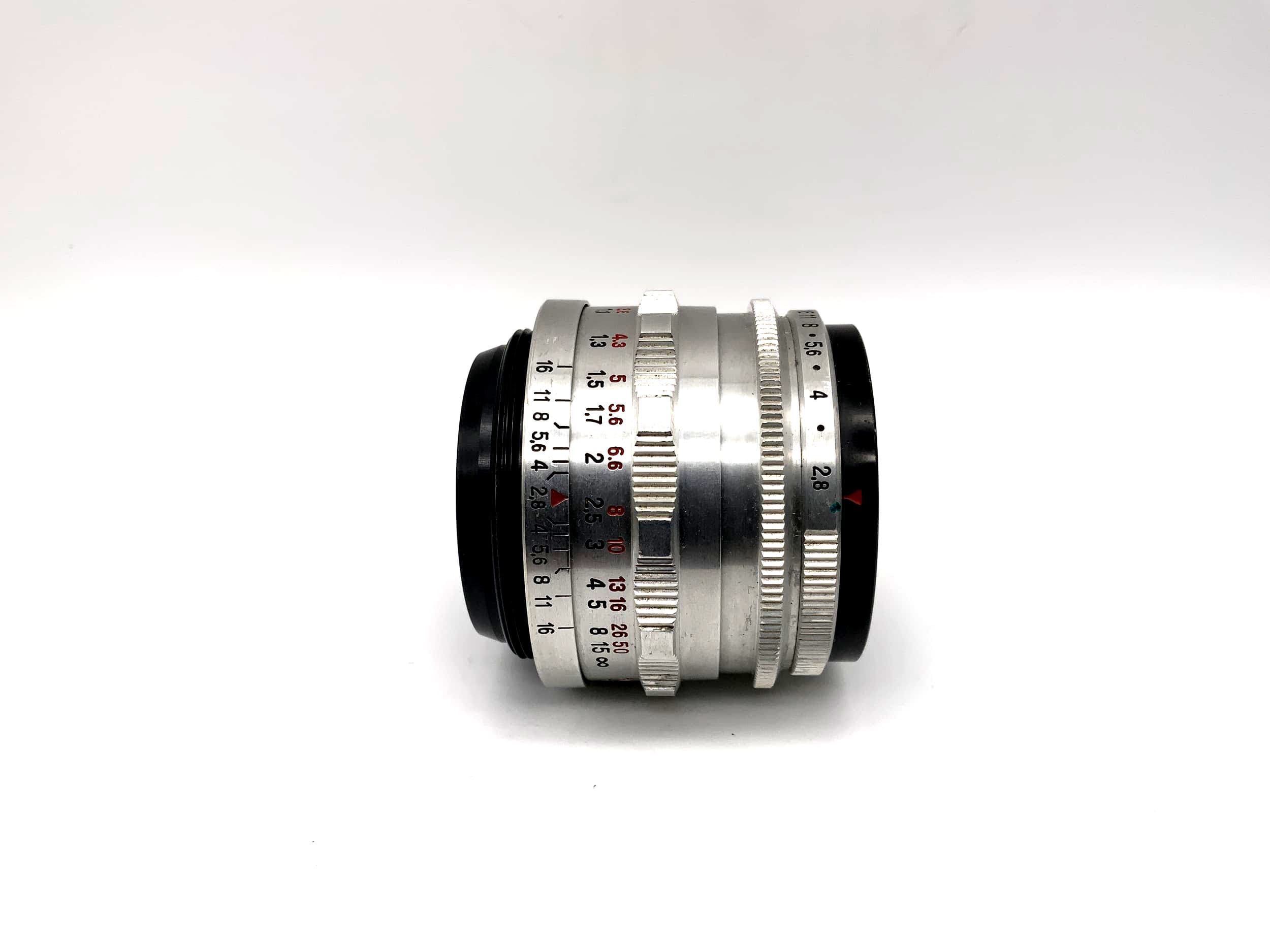 Carl Zeiss 50mm 1:2.8 lens Tessar 12 Blades camera lens (M42) !Nebel!