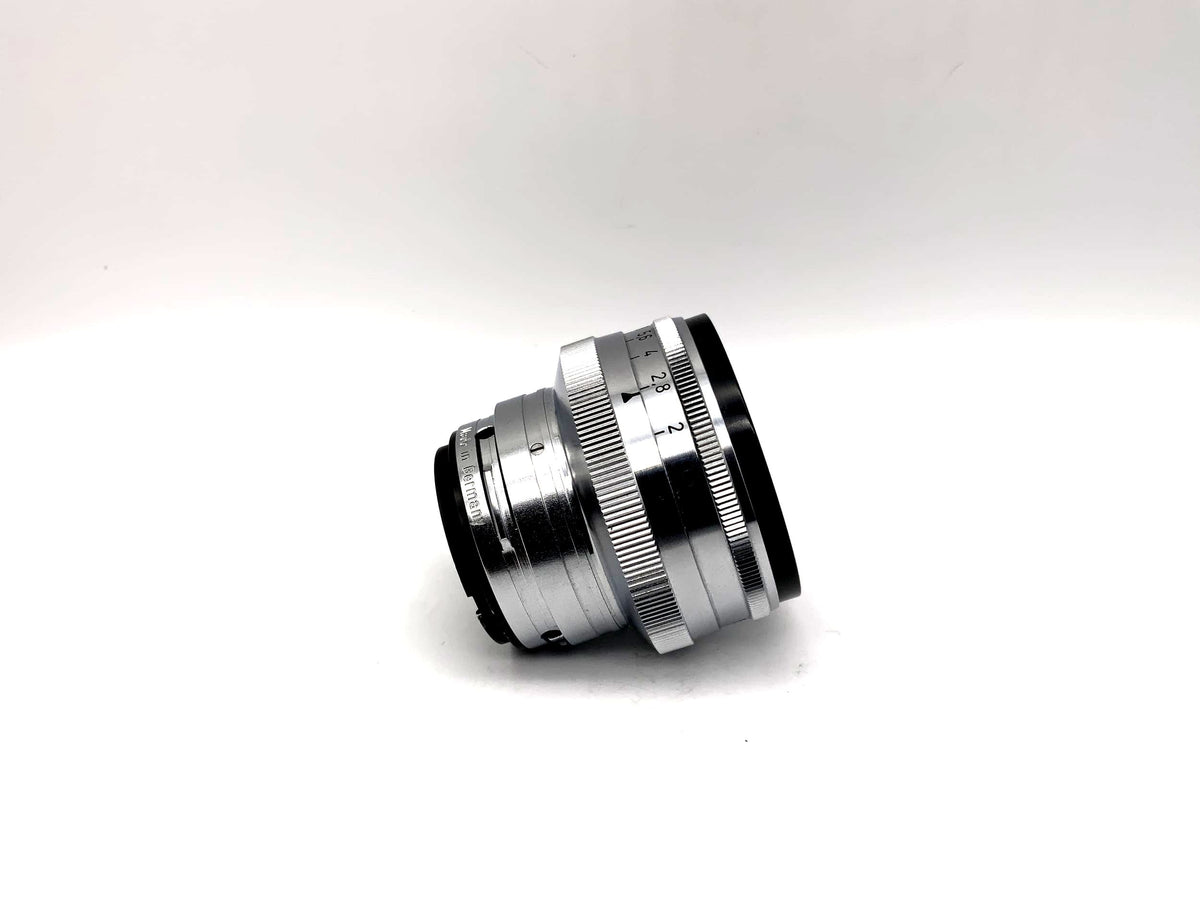 Objectif Carl Zeiss 50 mm 1:1.5 à 11 lamelles Sonnar pour appareil photo (Contax RF)