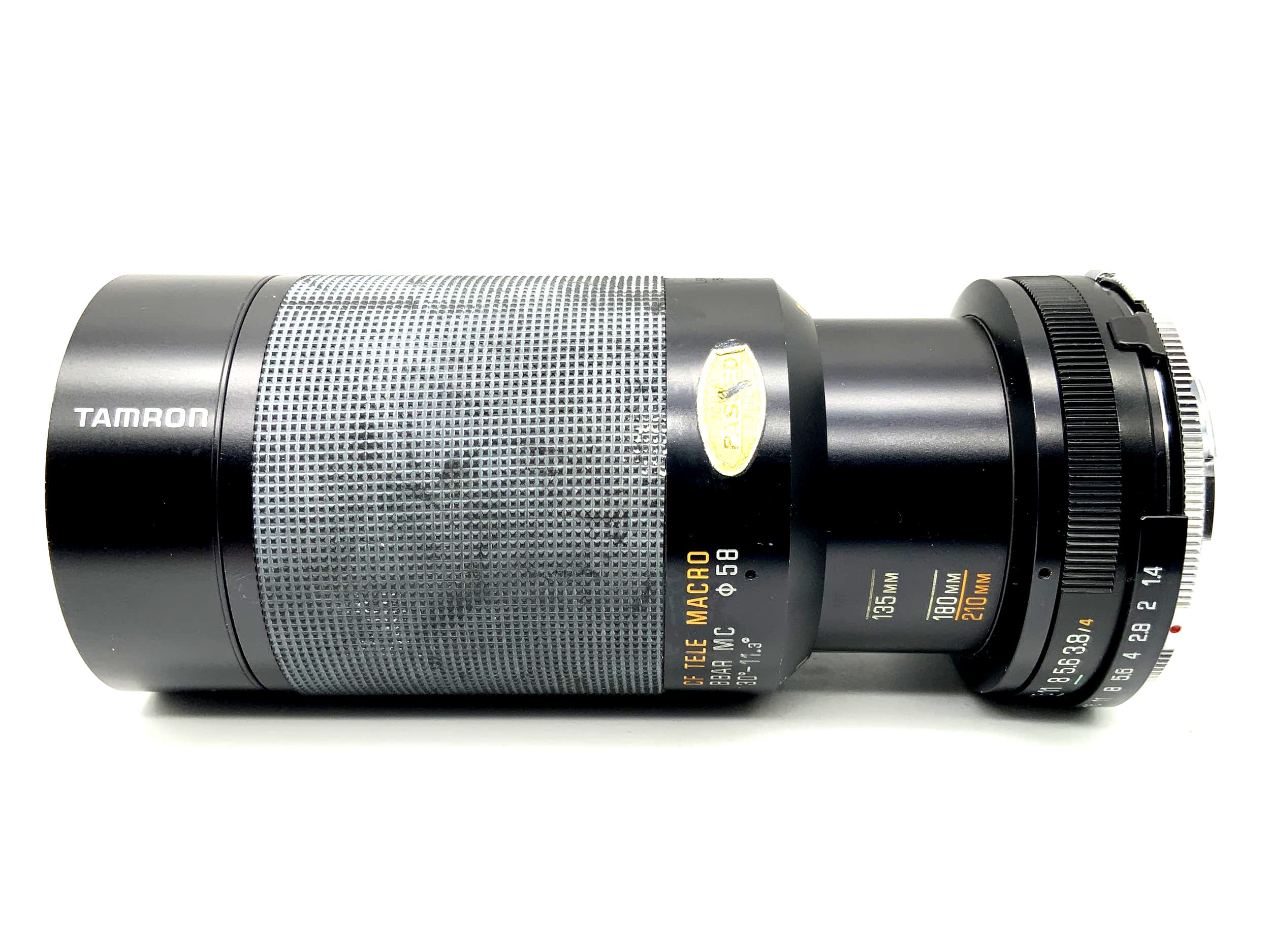 Objectif Tamron 80-210 mm 1:3,8 et 1:4 Adaptall 2 CF Tele Macro BBAR MC (Leica R)